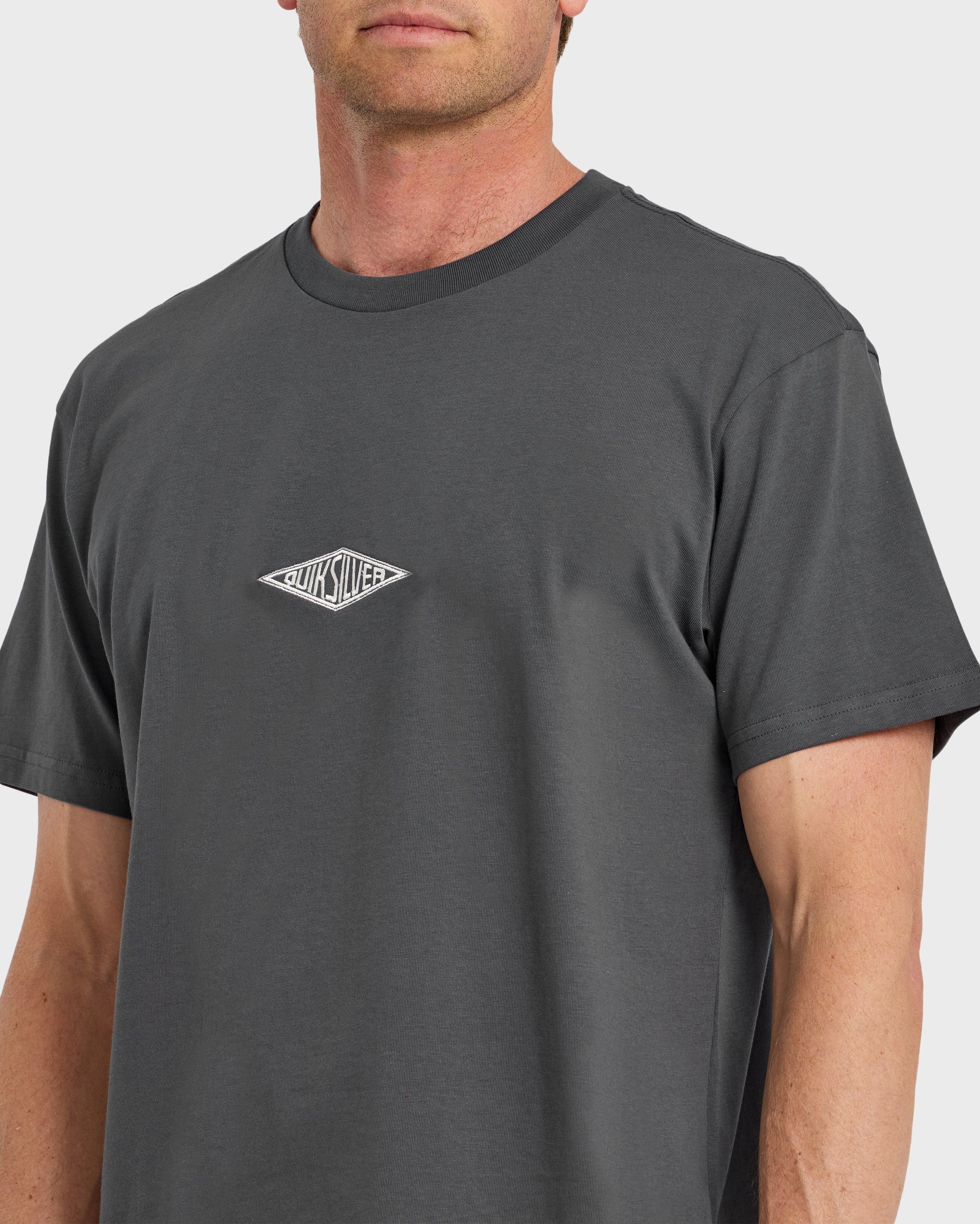 Work Ship Embroidered Short Sleeve T-Shirt - Iron Gate 5 Work Ship Embroidered Short Sleeve T-Shirt - Iron Gate