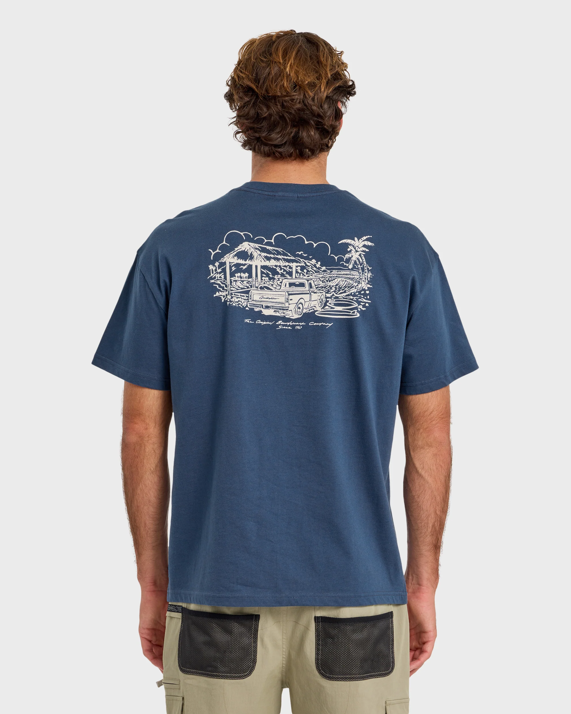 Get Out There Originals Oversized Short Sleeve T-Shirt - Dark Denim 2 Get Out There Originals Oversized Short Sleeve T-Shirt - Dark Denim