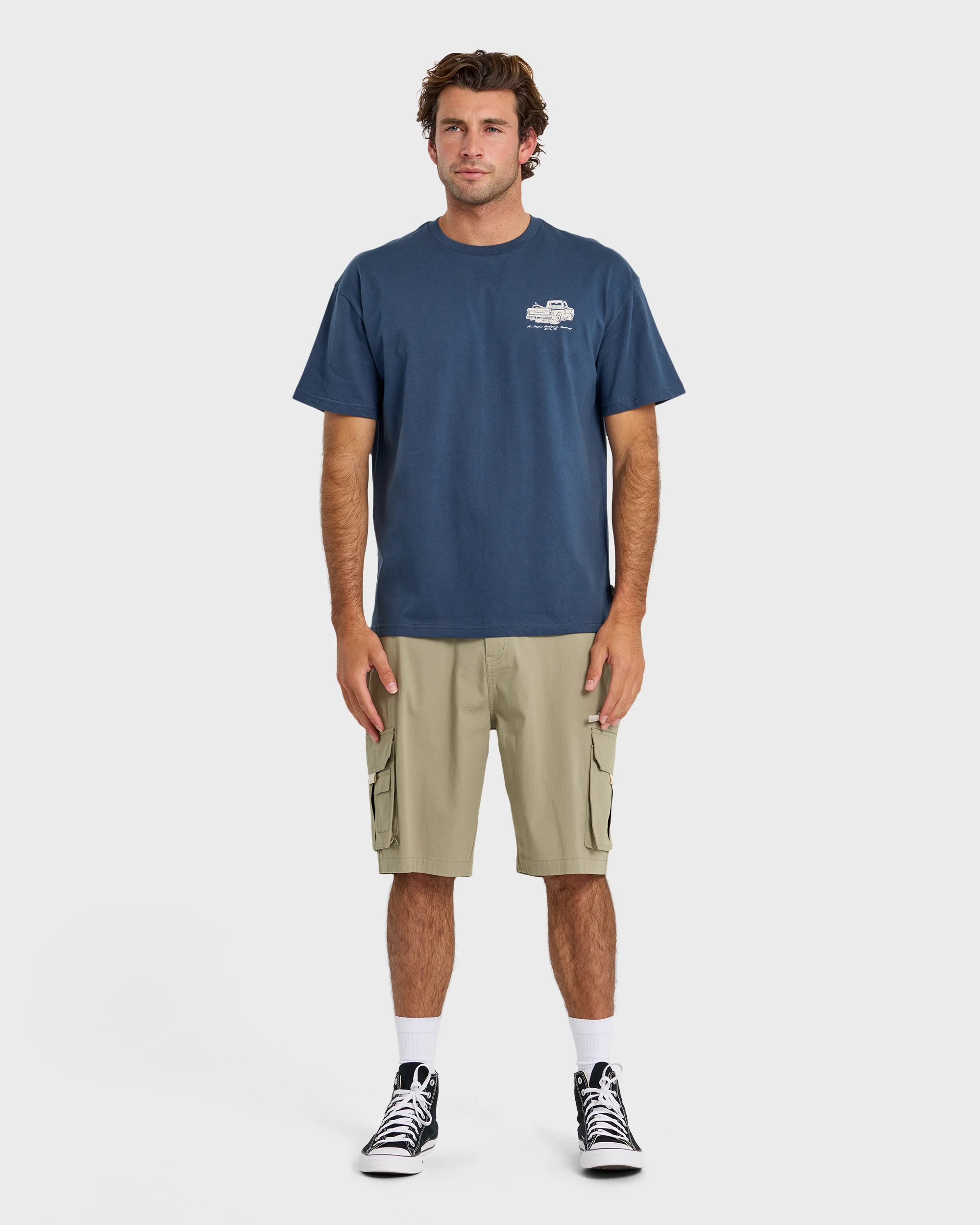 Get Out There Originals Oversized Short Sleeve T-Shirt - Dark Denim 3 Get Out There Originals Oversized Short Sleeve T-Shirt - Dark Denim