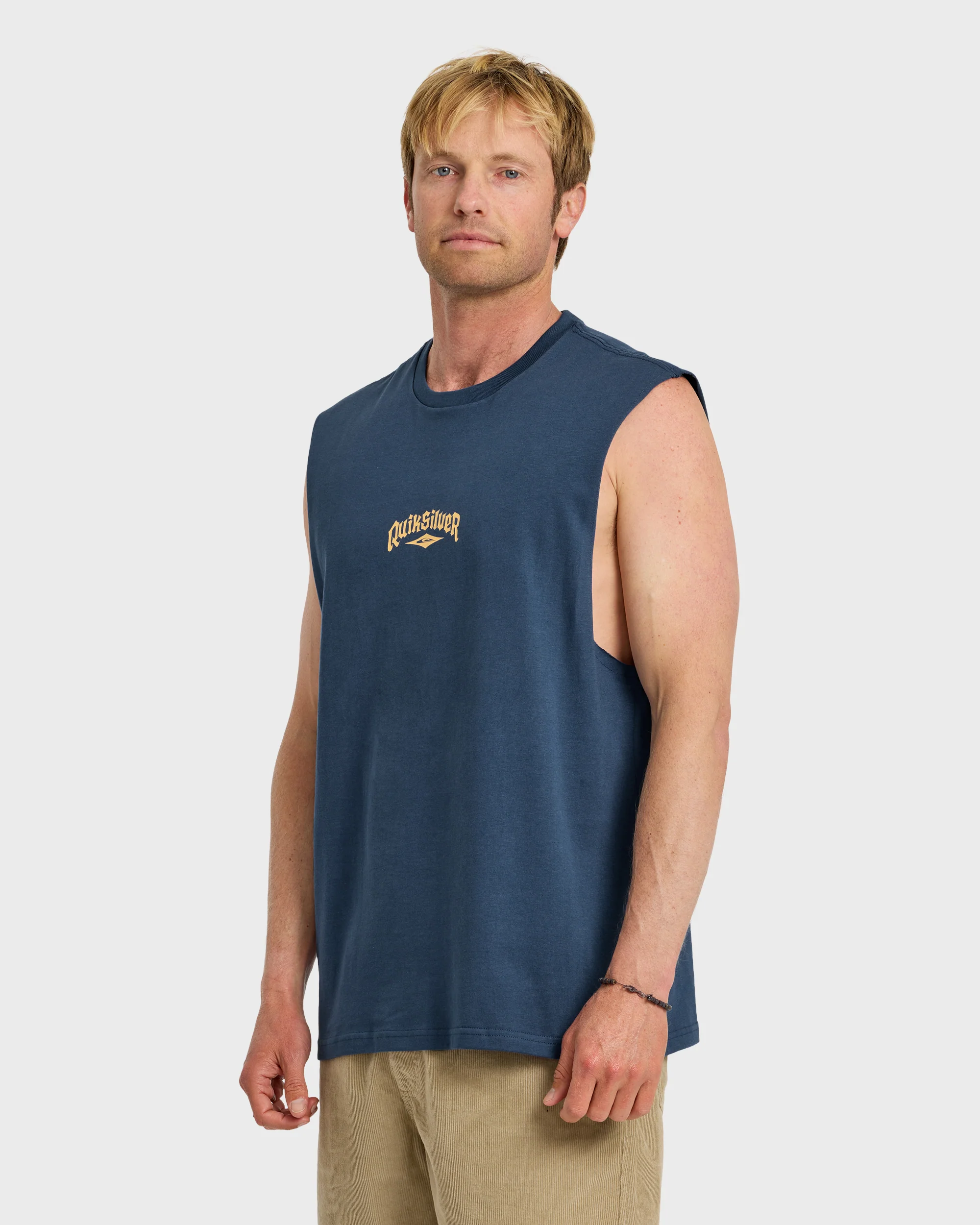 Diamond Arch Oversized Tank - Dark Denim 4 Diamond Arch Oversized Tank - Dark Denim