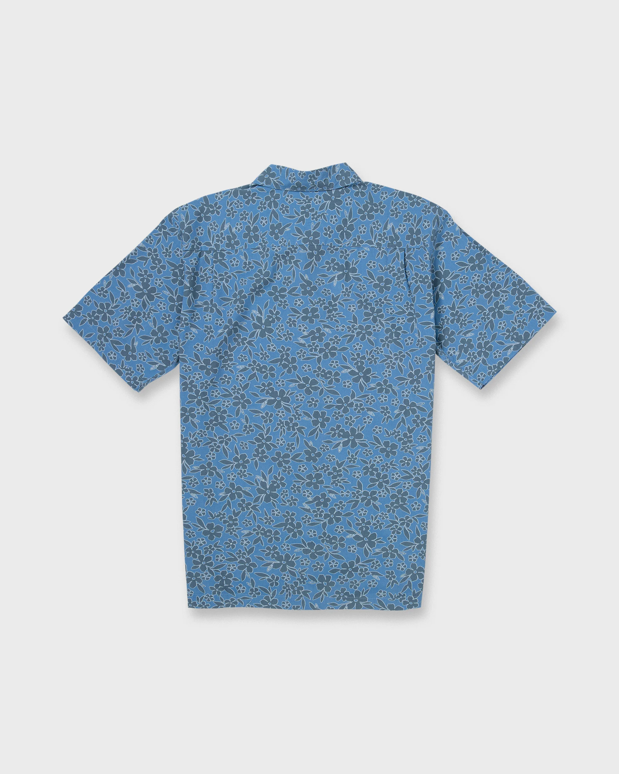 Waterman Flower Field Short Sleeve Shirt - Blue Shadow 7 Waterman Flower Field Short Sleeve Shirt - Blue Shadow