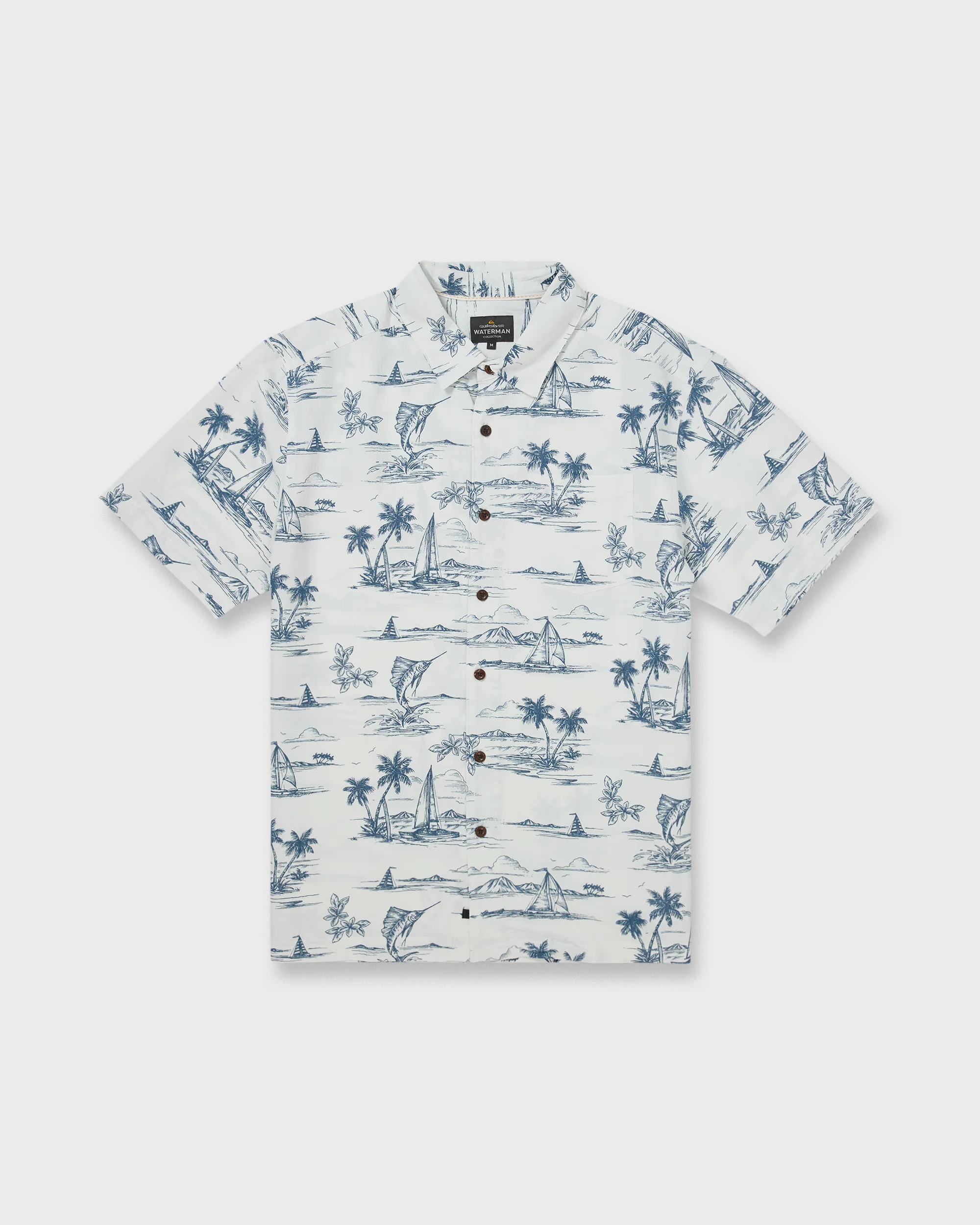 Waterman Sail Away Short Sleeve Shirt - Dark Denim 6 Waterman Sail Away Short Sleeve Shirt - Dark Denim