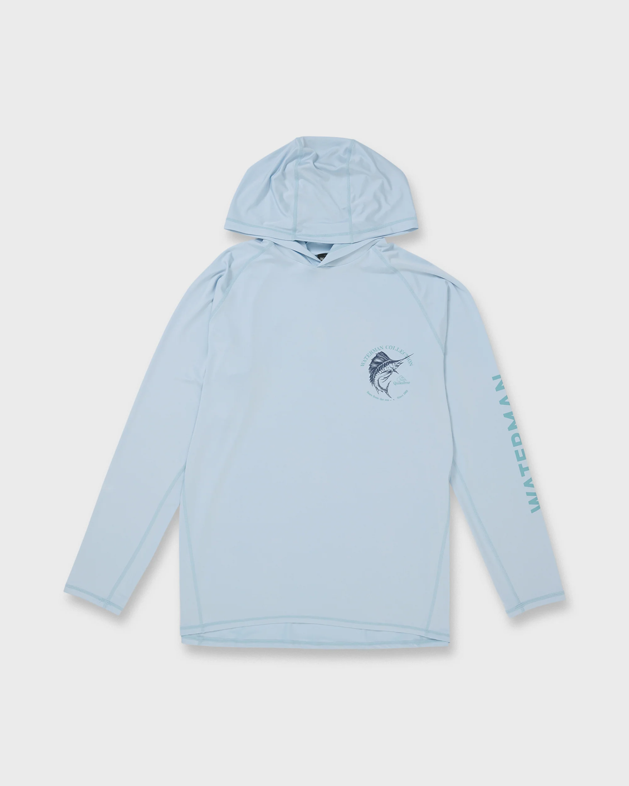 Waterman Marley Hooded Long Sleeve UPF 50 Surf Shirt - Skyway 8 Waterman Marley Hooded Long Sleeve UPF 50 Surf Shirt - Skyway
