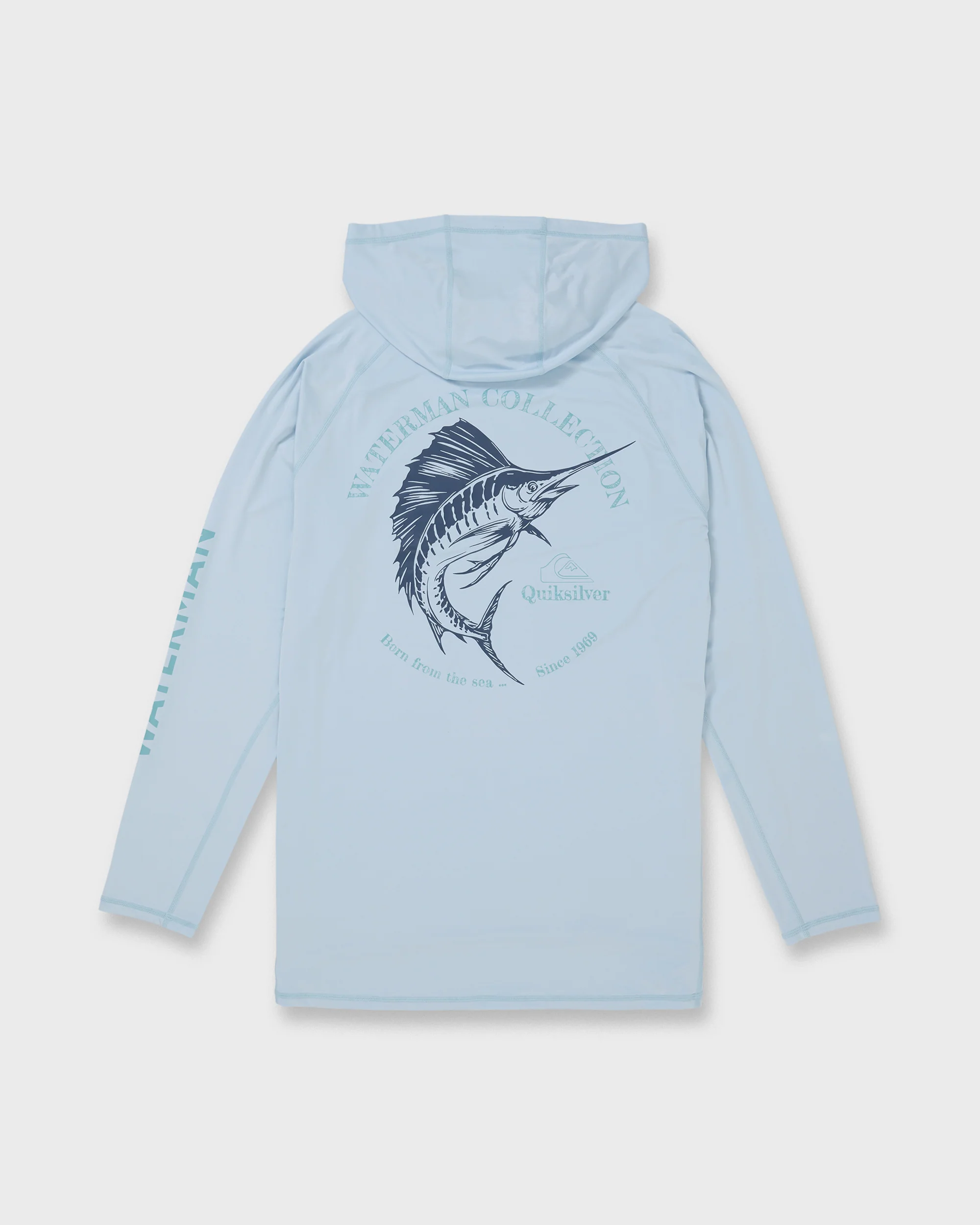 Waterman Marley Hooded Long Sleeve UPF 50 Surf Shirt - Skyway 9 Waterman Marley Hooded Long Sleeve UPF 50 Surf Shirt - Skyway