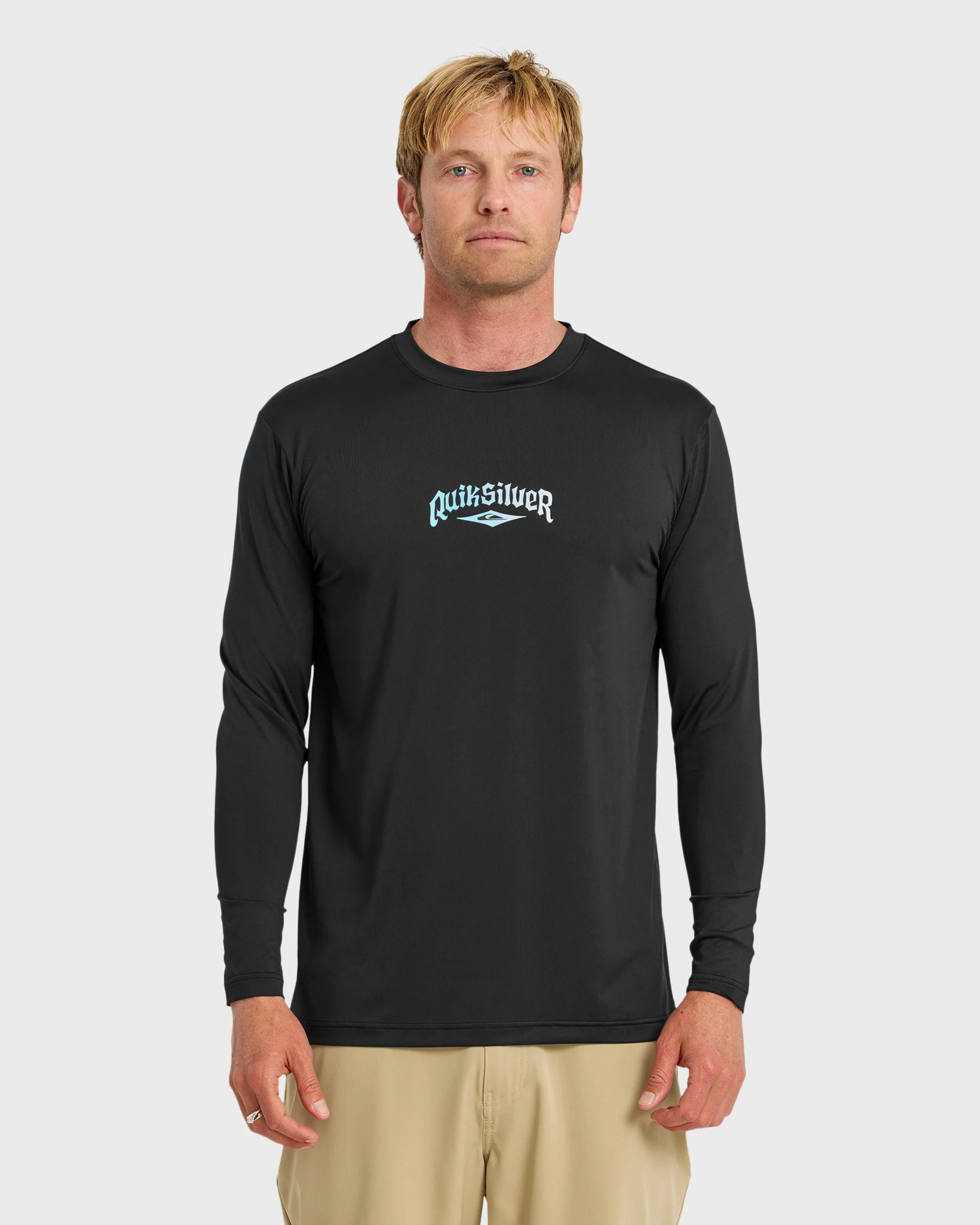 Everyday Graphic UPF 50 Long Sleeve Surf Shirt - Black