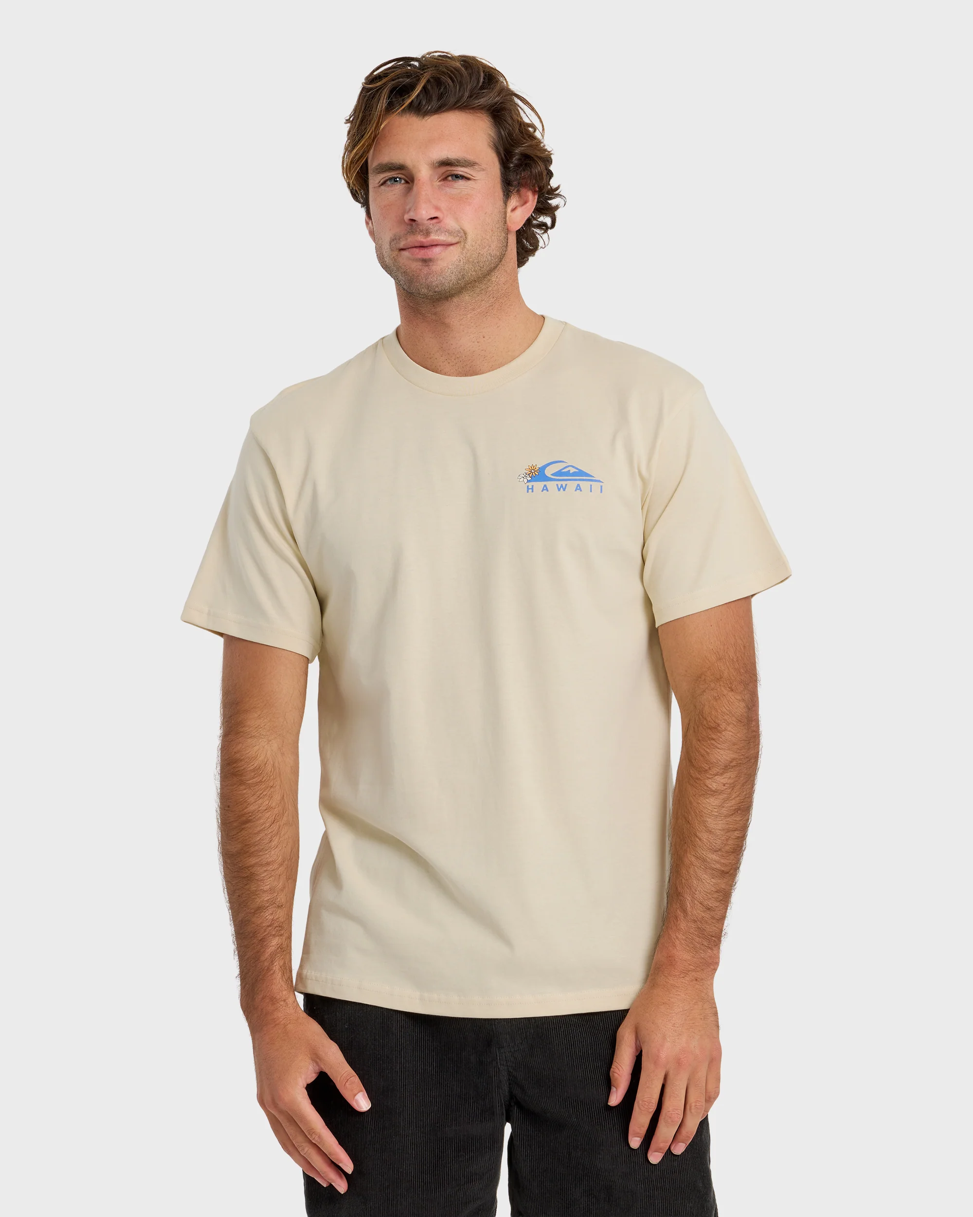 Hi Tube Time Classic Short Sleeve T-Shirt - Bone White 1 Hi Tube Time Classic Short Sleeve T-Shirt - Bone White
