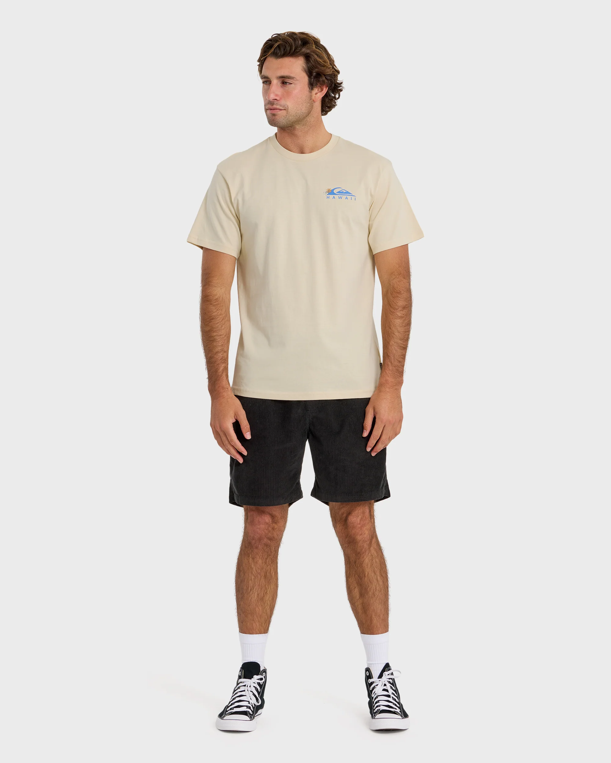 Hi Tube Time Classic Short Sleeve T-Shirt - Bone White 3 Hi Tube Time Classic Short Sleeve T-Shirt - Bone White