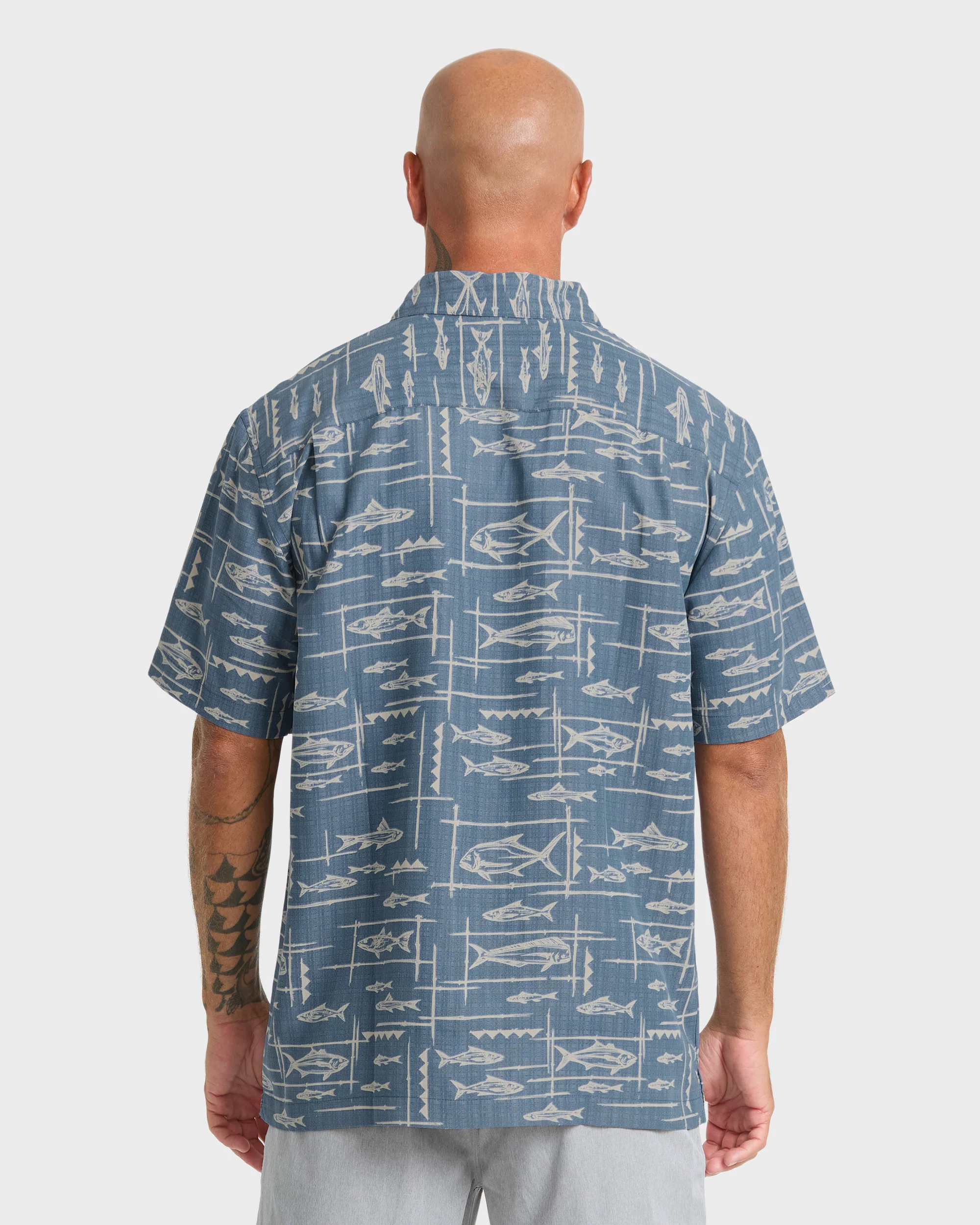Waterman Topanga Short Sleeve Shirt - Dark Denim 2 Waterman Topanga Short Sleeve Shirt - Dark Denim