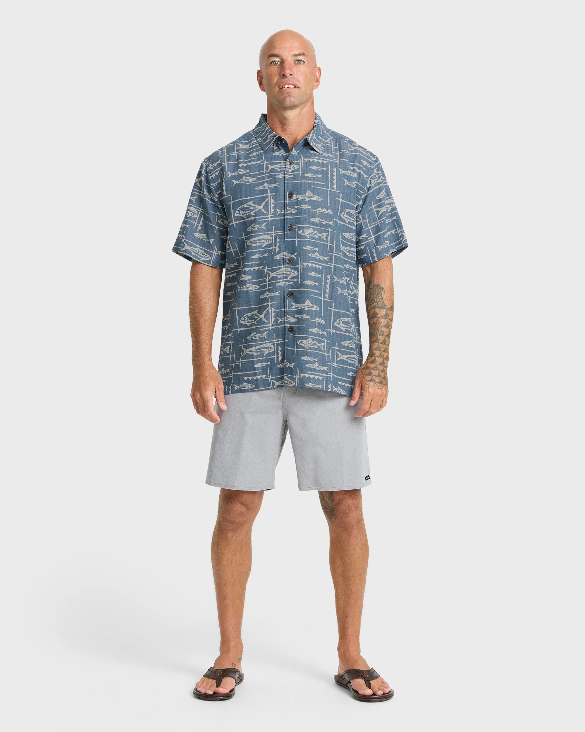 Waterman Topanga Short Sleeve Shirt - Dark Denim 3 Waterman Topanga Short Sleeve Shirt - Dark Denim