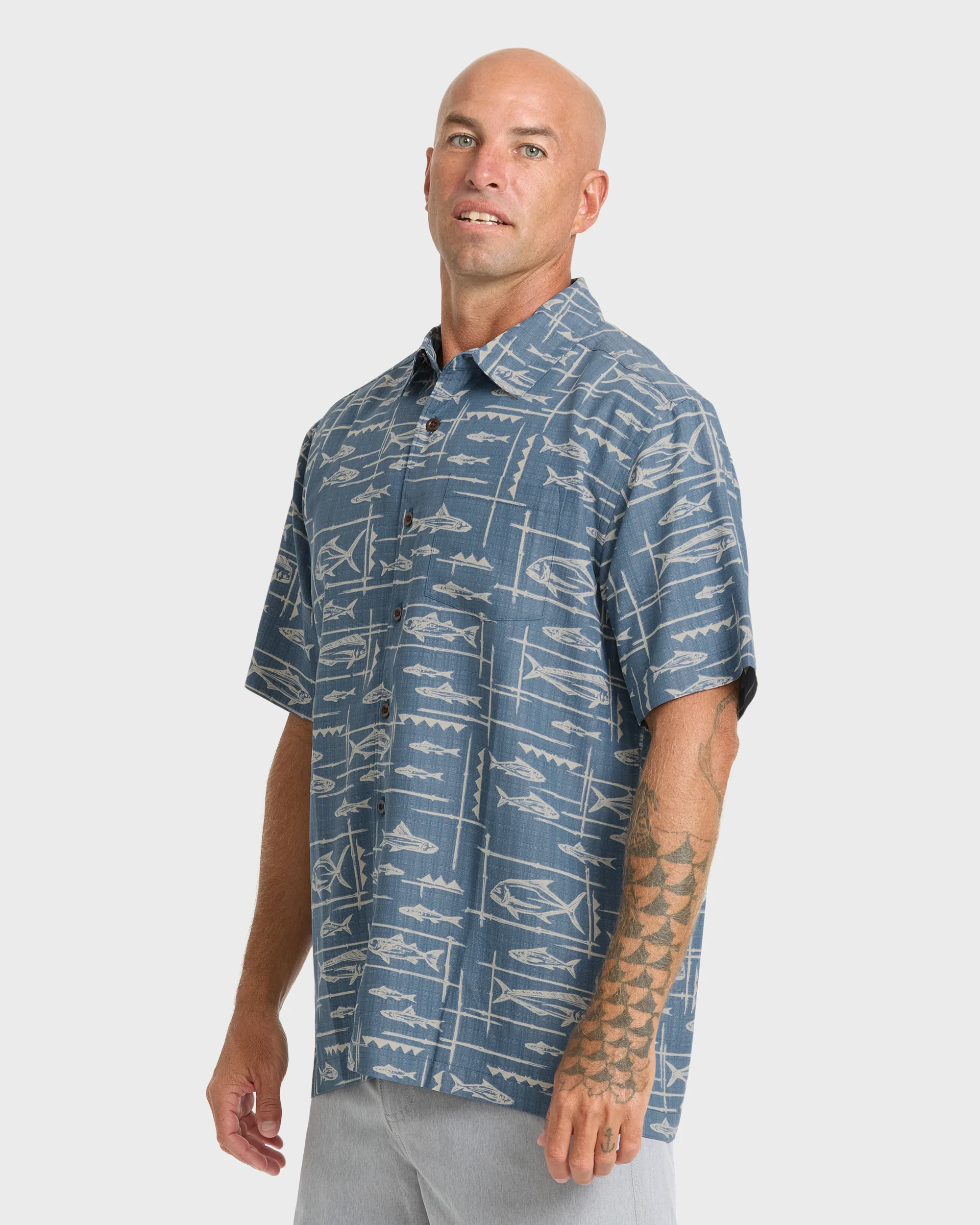 Waterman Topanga Short Sleeve Shirt - Dark Denim 4 Waterman Topanga Short Sleeve Shirt - Dark Denim