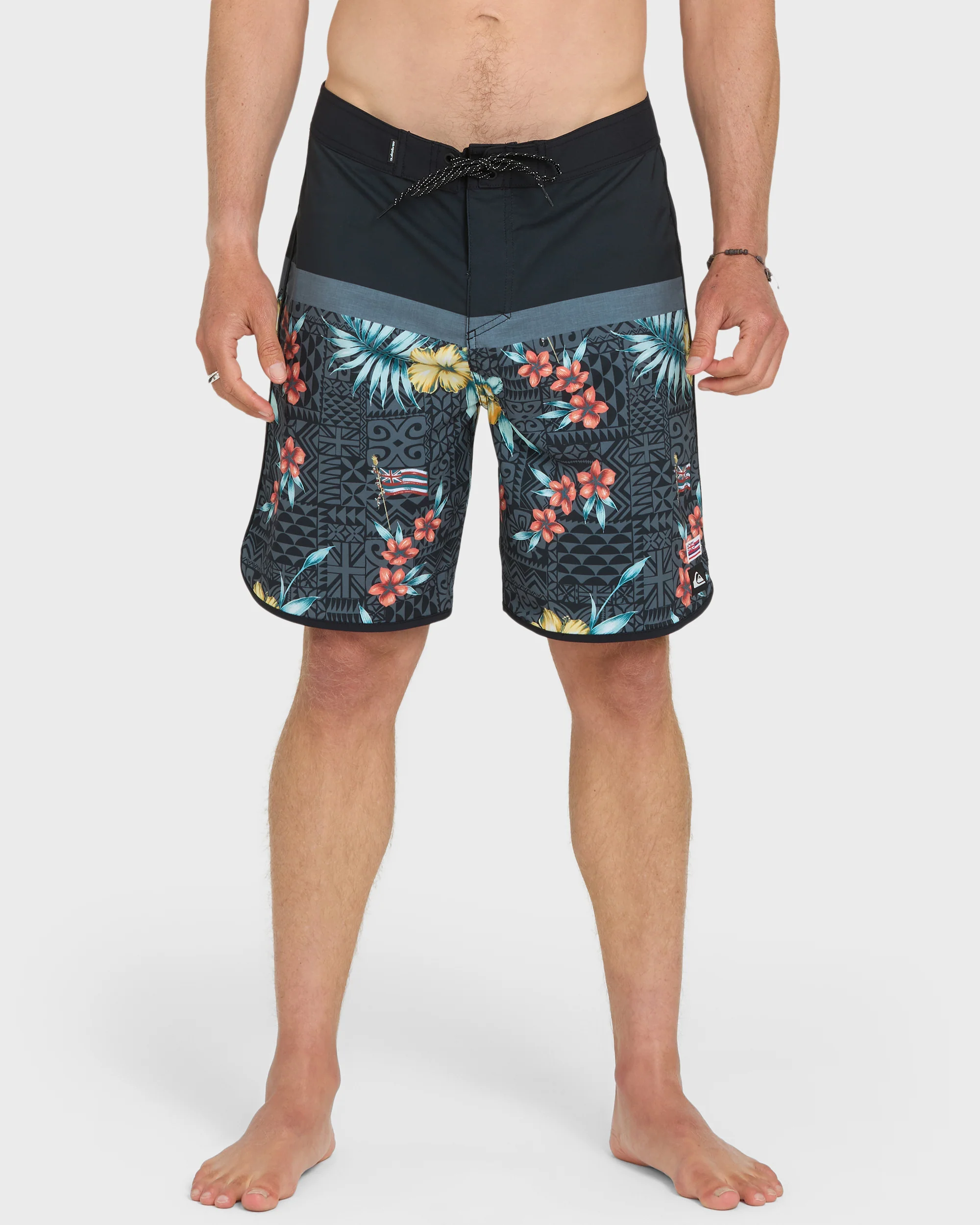 Surfsilk Hawaii Blockchild 19" Boardshorts - Black 1 Surfsilk Hawaii Blockchild 19" Boardshorts - Black