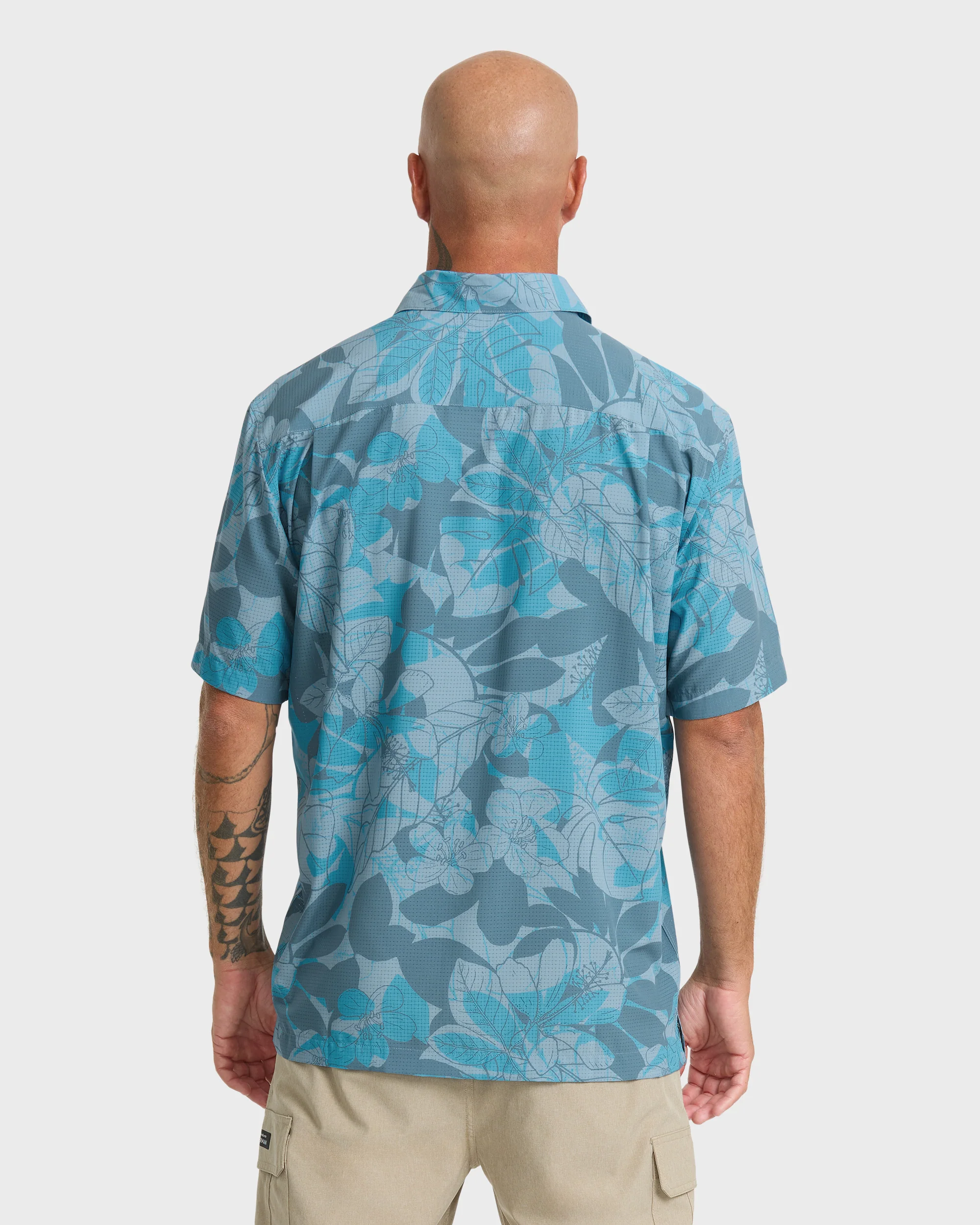Waterman Performance Pack Short Sleeve Woven Shirt - Real Teal 2 Waterman Performance Pack Short Sleeve Woven Shirt - Real Teal