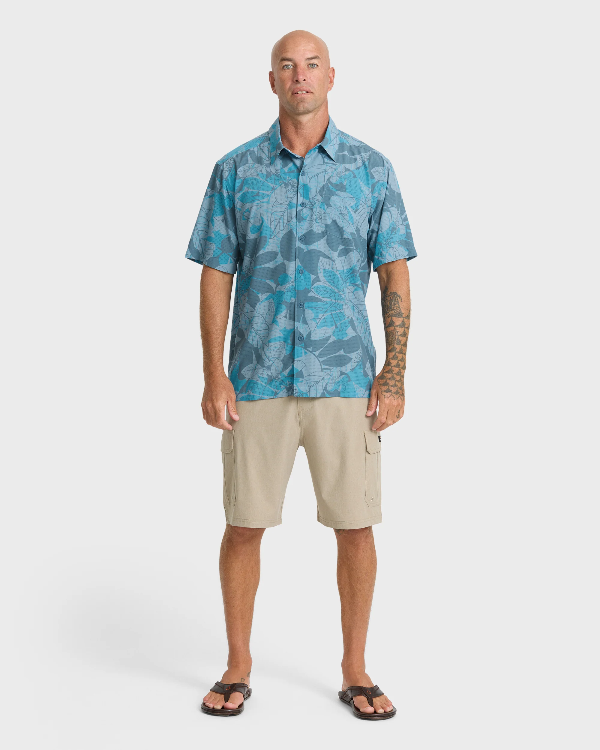 Waterman Performance Pack Short Sleeve Woven Shirt - Real Teal 5 Waterman Performance Pack Short Sleeve Woven Shirt - Real Teal