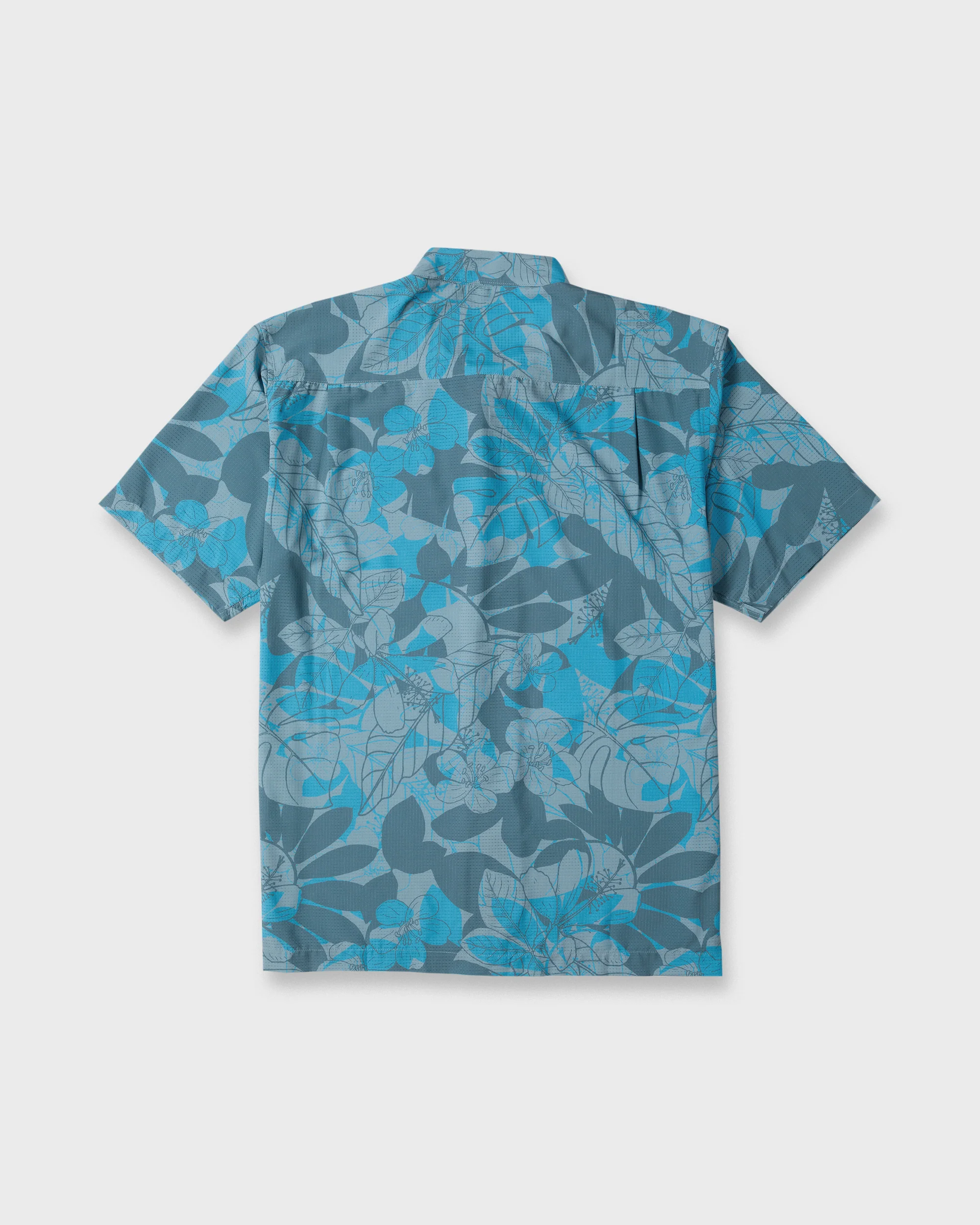 Waterman Performance Pack Short Sleeve Woven Shirt - Real Teal 7 Waterman Performance Pack Short Sleeve Woven Shirt - Real Teal