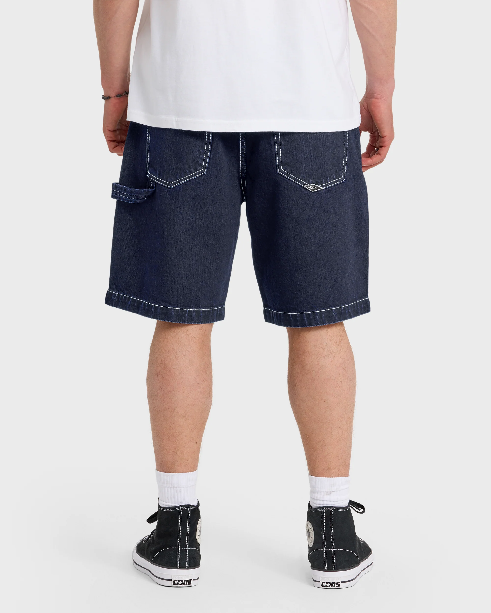 Carpenter Baggy 21" Denim Shorts - Indigo Rinse 2 Carpenter Baggy 21" Denim Shorts - Indigo Rinse