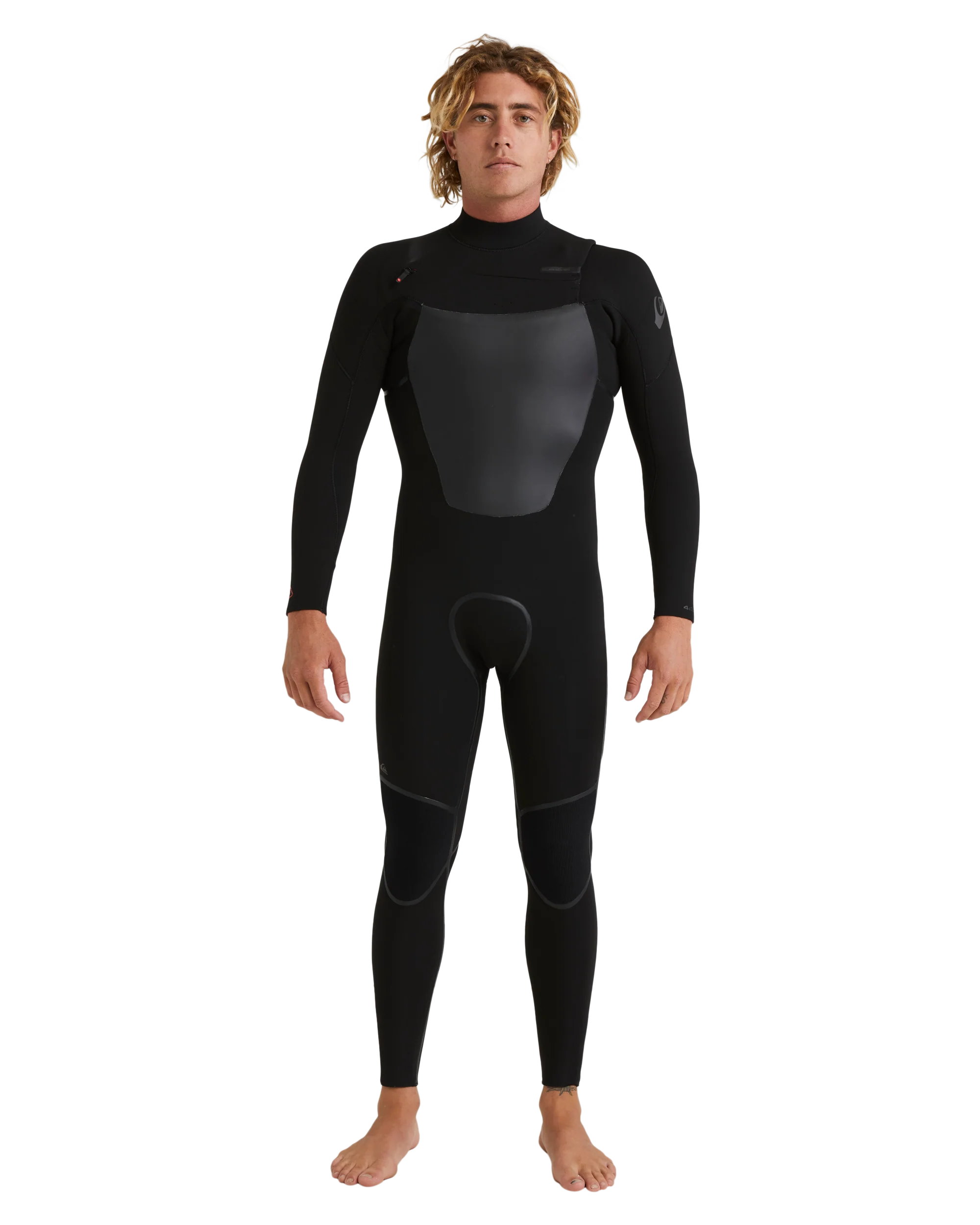 3/2 Marathon Sessions Chest Zip Fullsuit - Black