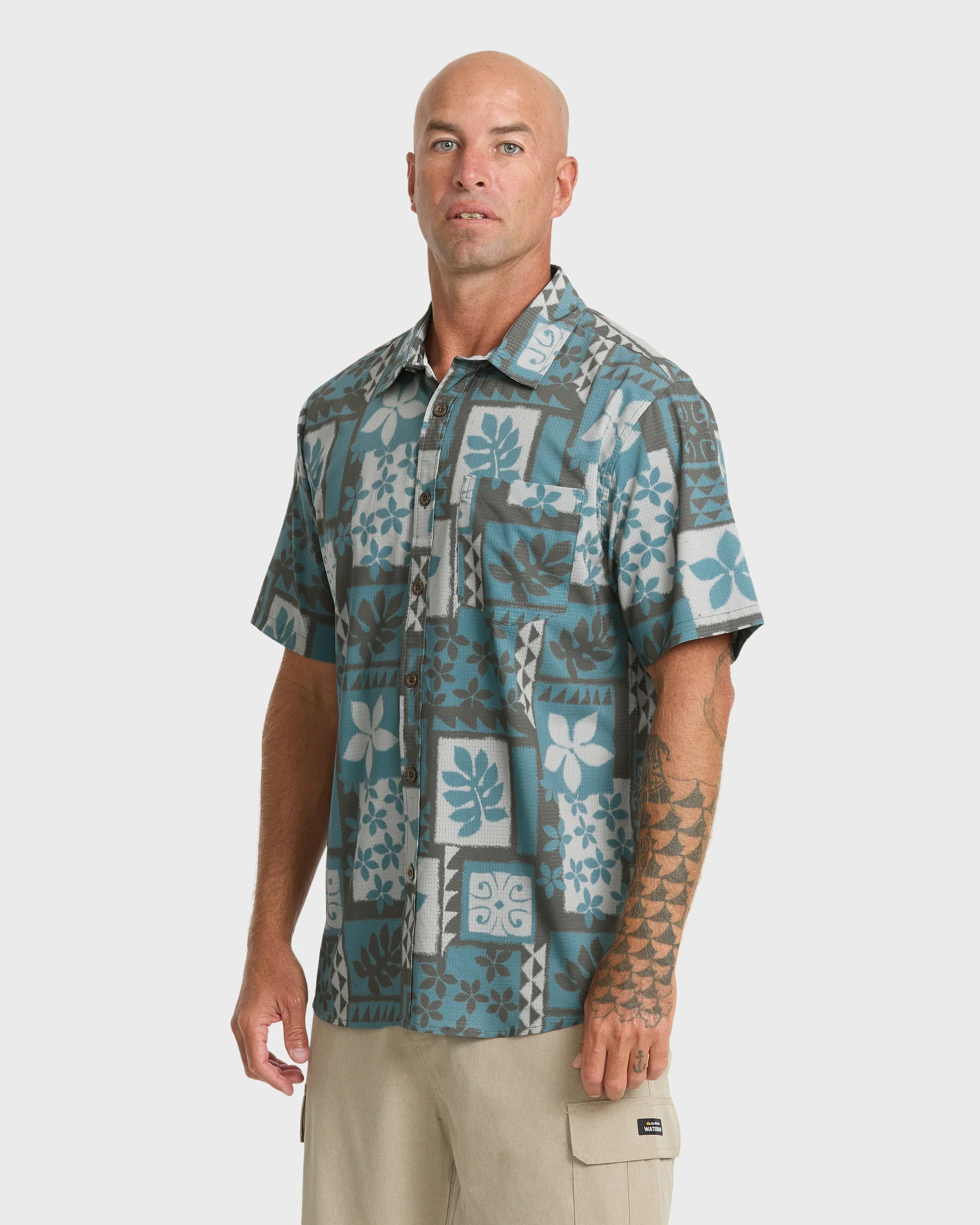 Waterman Sandy Cove Short Sleeve Woven Shirt - Tapestry 4 Waterman Sandy Cove Short Sleeve Woven Shirt - Tapestry