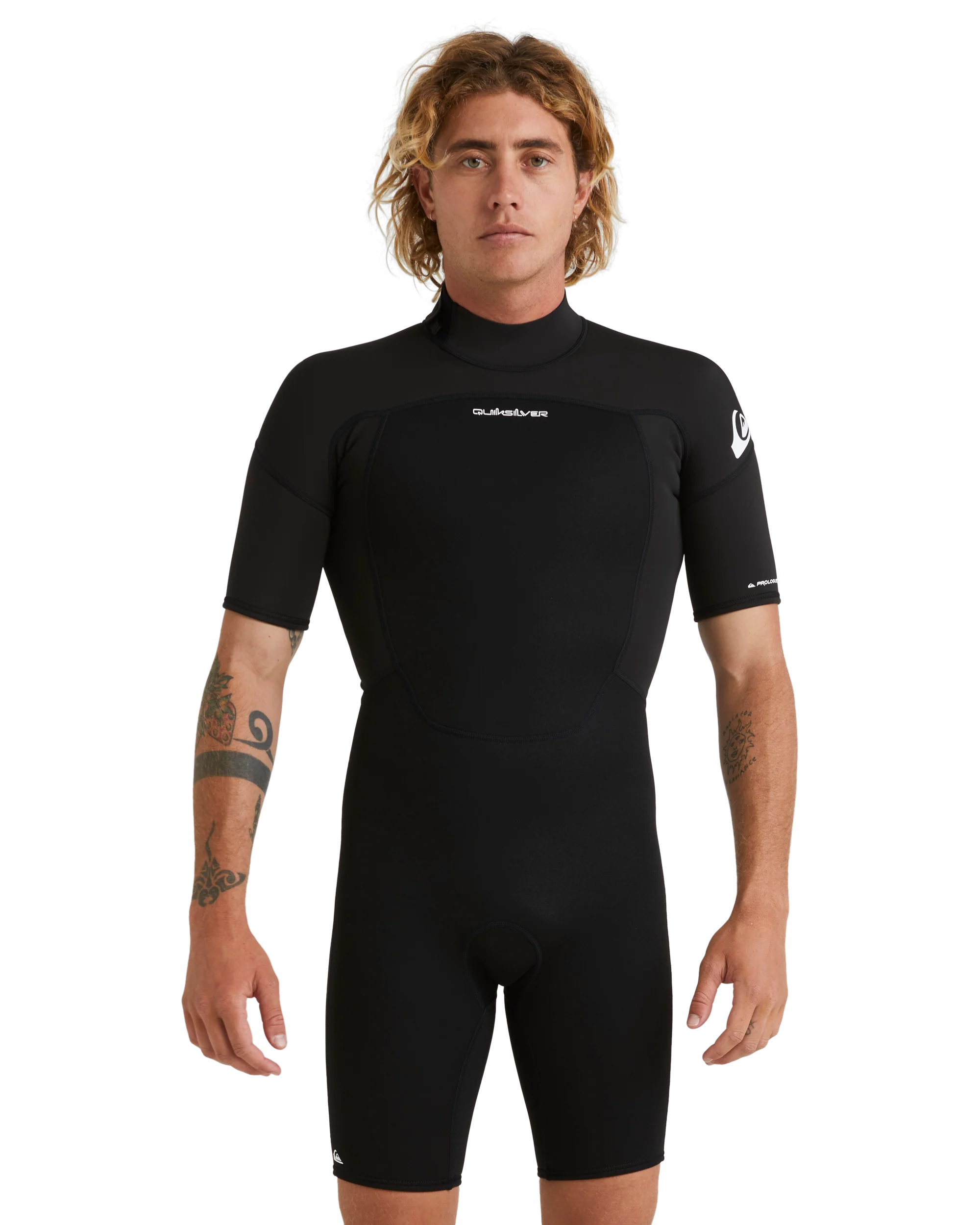 2/2 Prologue Short Sleeve Back Zip Spring Suit - Black