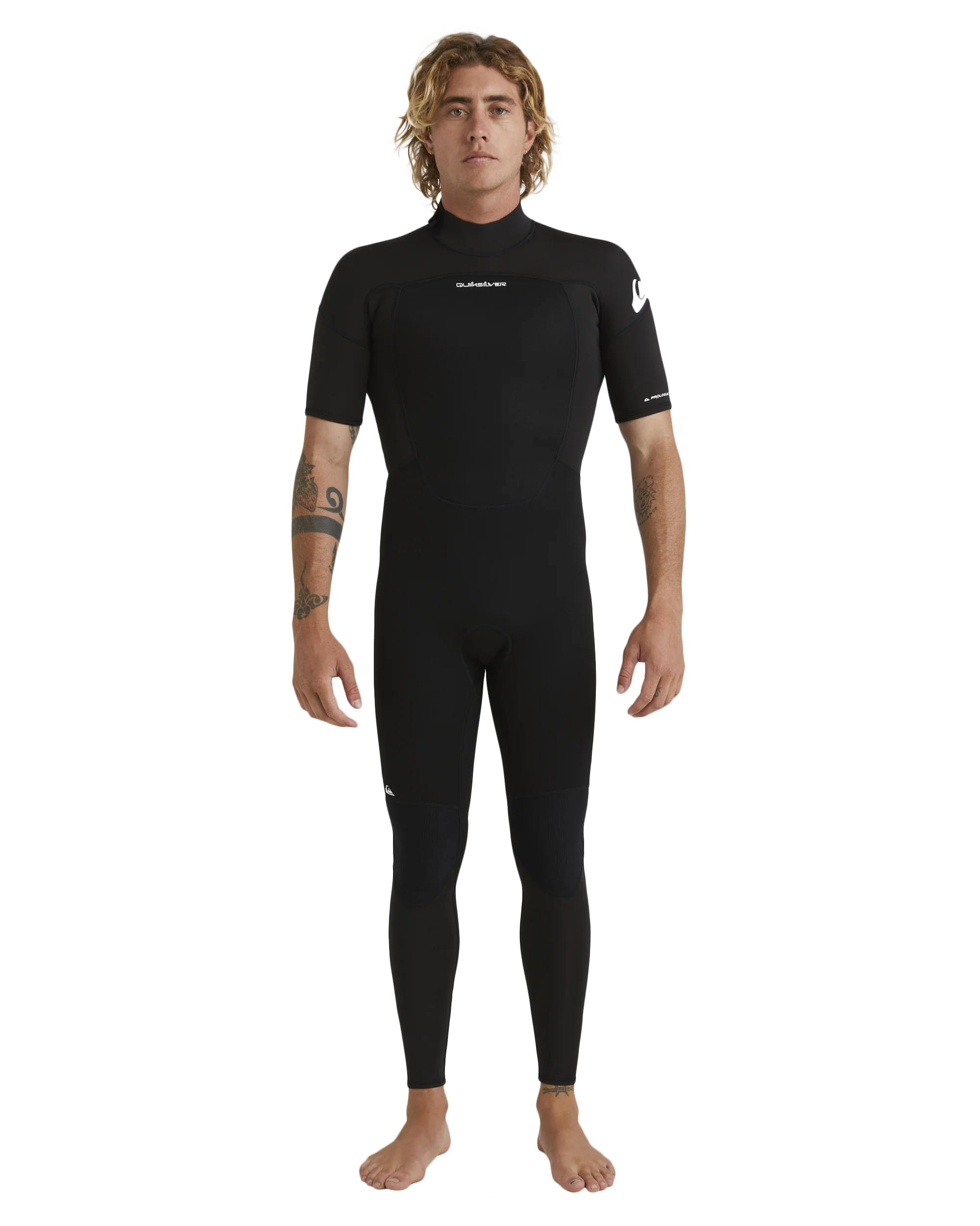 2/2 Prologue Short Sleeve Back Zip Wetsuit - Black