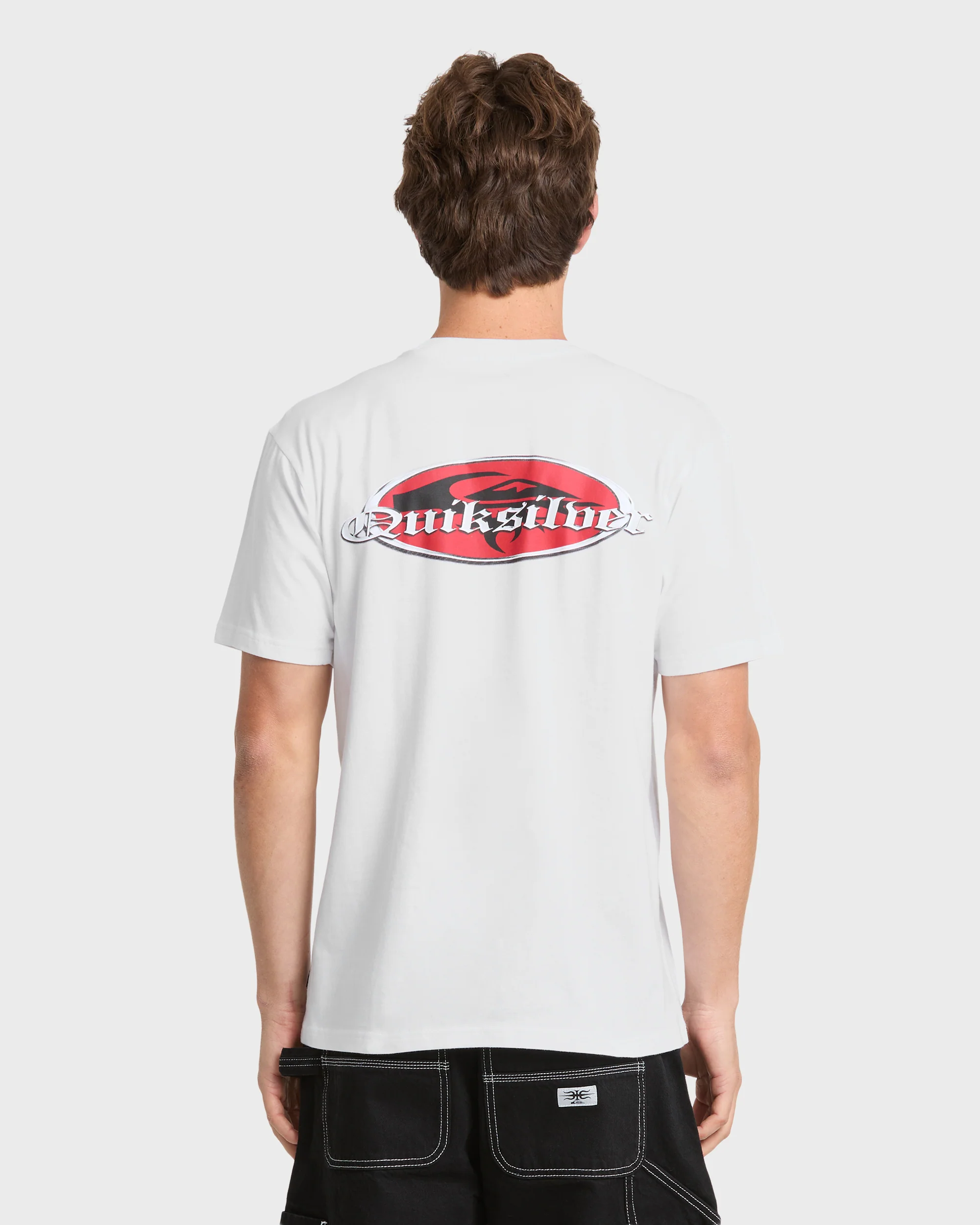 Chrome English Short Sleeve Knit T-Shirt - White 2 Chrome English Short Sleeve Knit T-Shirt - White