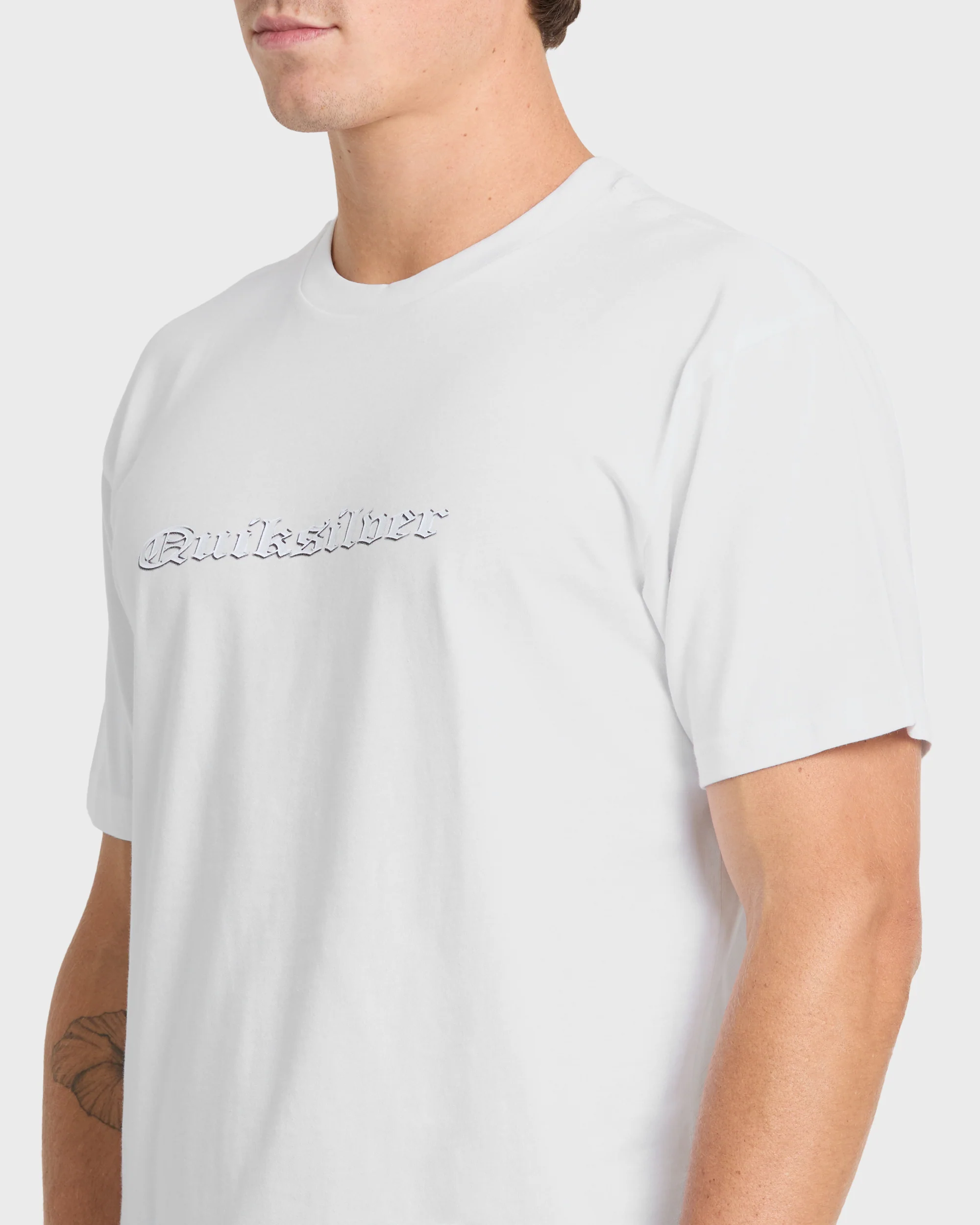 Chrome English Short Sleeve Knit T-Shirt - White 5 Chrome English Short Sleeve Knit T-Shirt - White