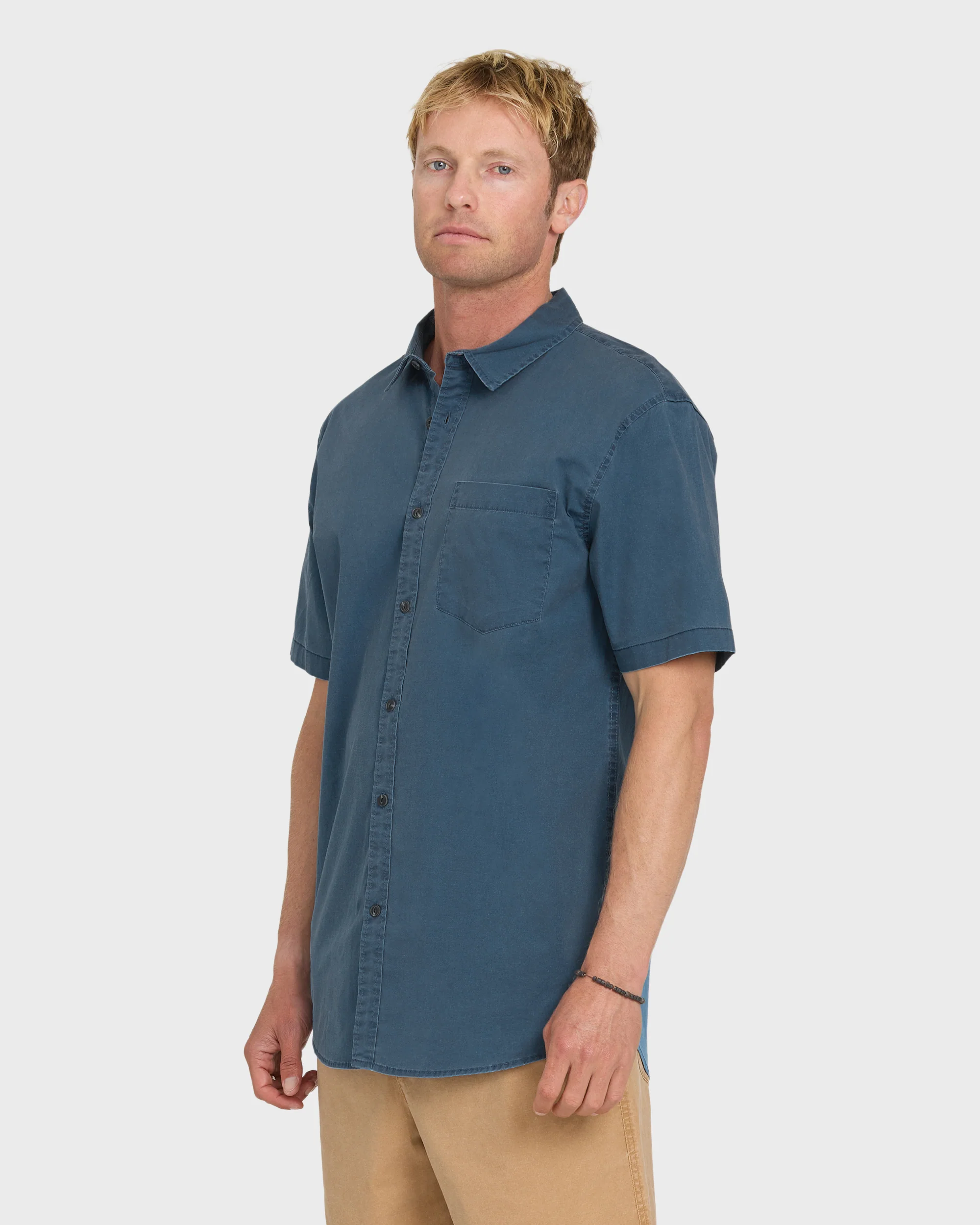 Saltwater Classic Stretch Short Sleeve Cotton Shirt - Riviera 3 Saltwater Classic Stretch Short Sleeve Cotton Shirt - Riviera