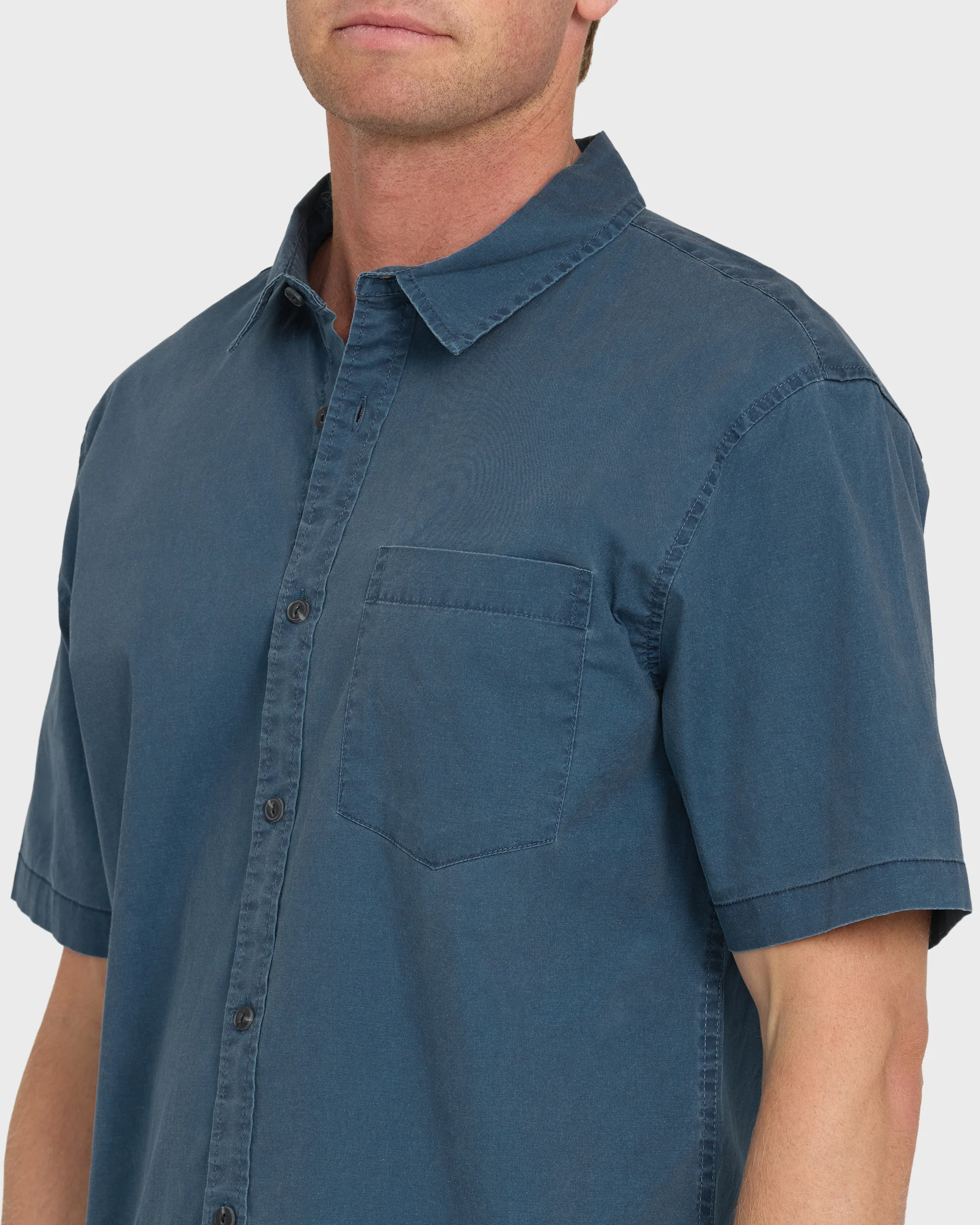 Saltwater Classic Stretch Short Sleeve Cotton Shirt - Riviera 5 Saltwater Classic Stretch Short Sleeve Cotton Shirt - Riviera