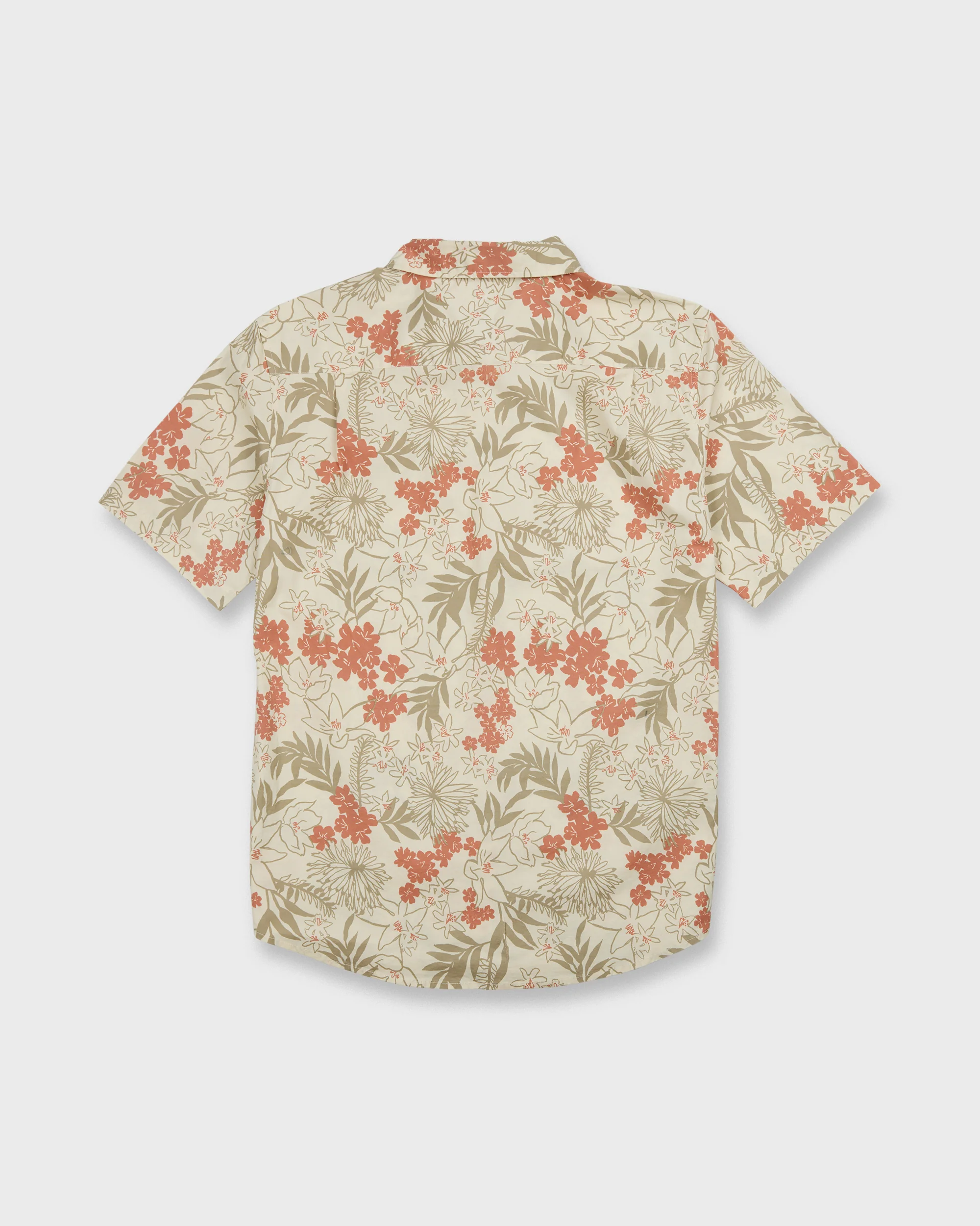 Jetty Bloom Classic Stretch Short Sleeve Woven Shirt - Bone White 7 Jetty Bloom Classic Stretch Short Sleeve Woven Shirt - Bone White