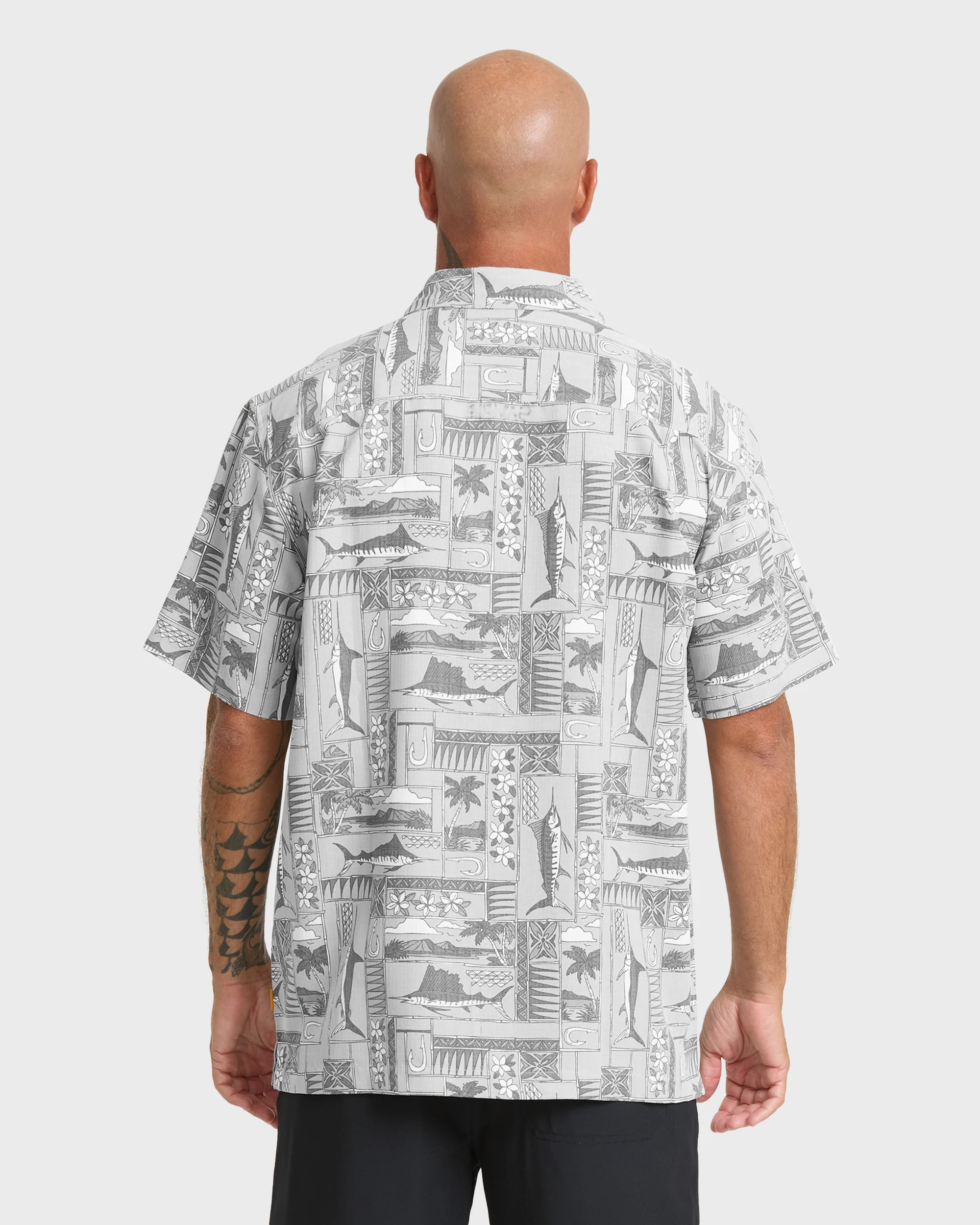 Waterman East Cape Short Sleeve Woven Shirt - Phantom 2 Waterman East Cape Short Sleeve Woven Shirt - Phantom