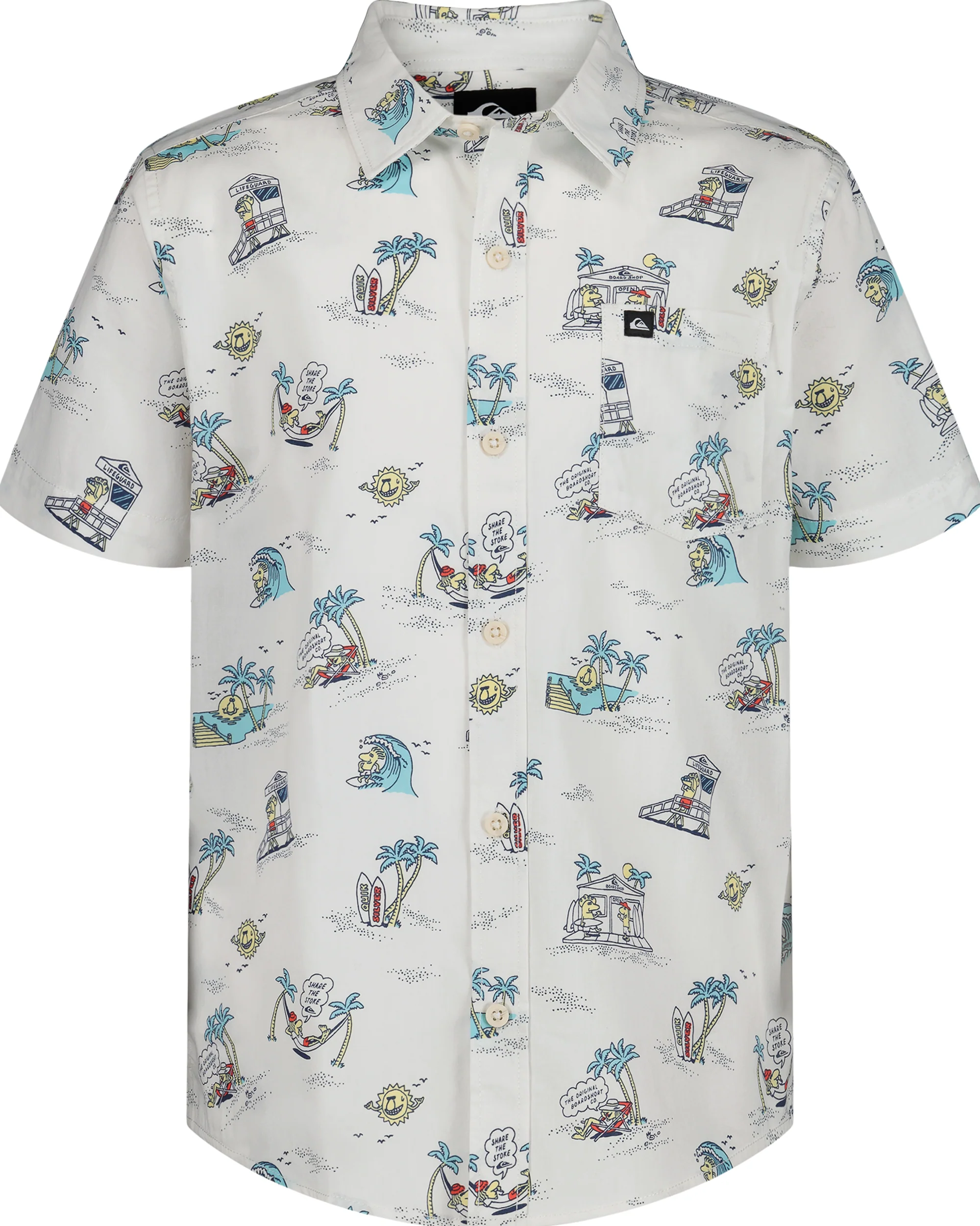 Boys Surf Doodle Classic Short Sleeve