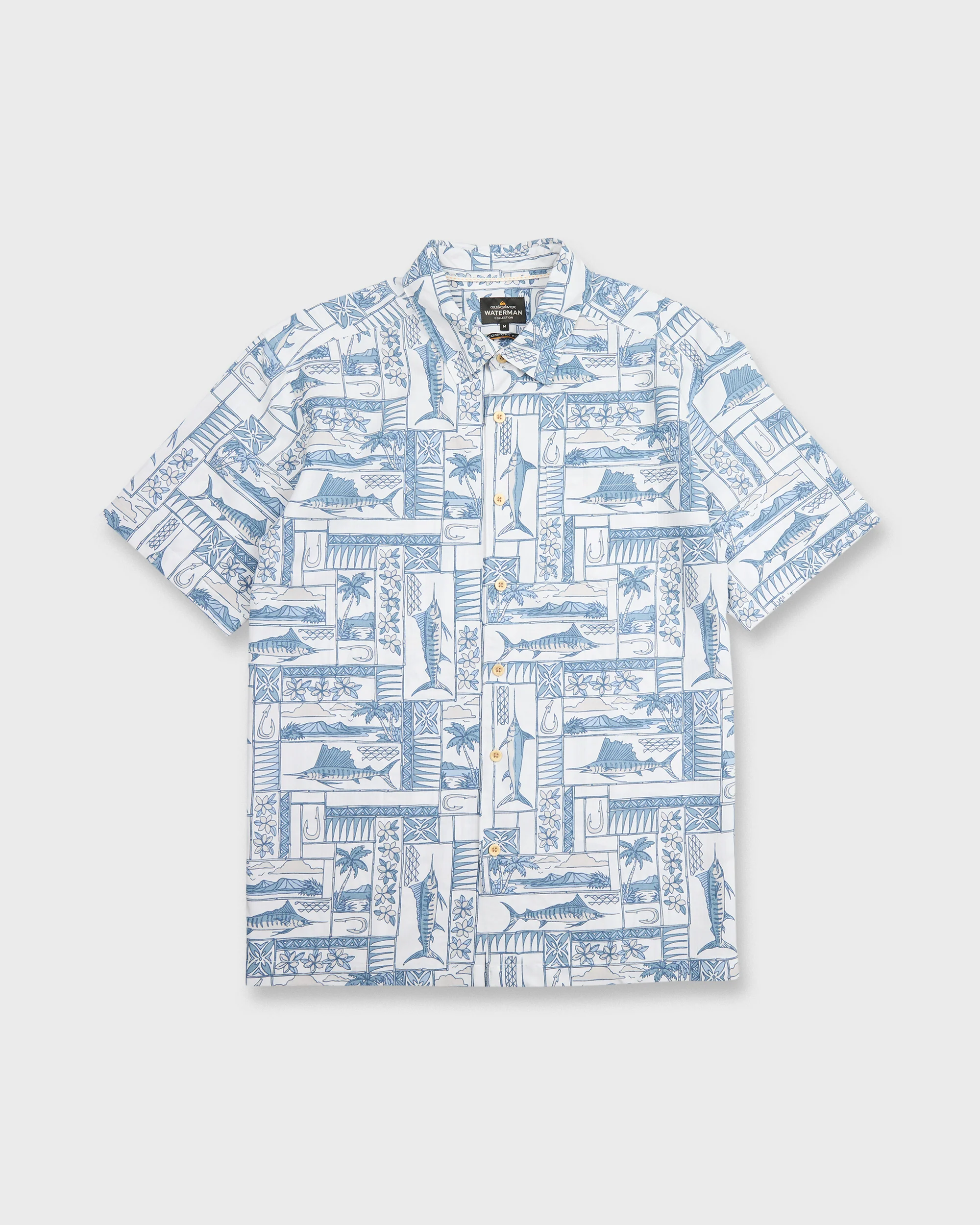Waterman East Cape Short Sleeve Woven Shirt - White 6 Waterman East Cape Short Sleeve Woven Shirt - White