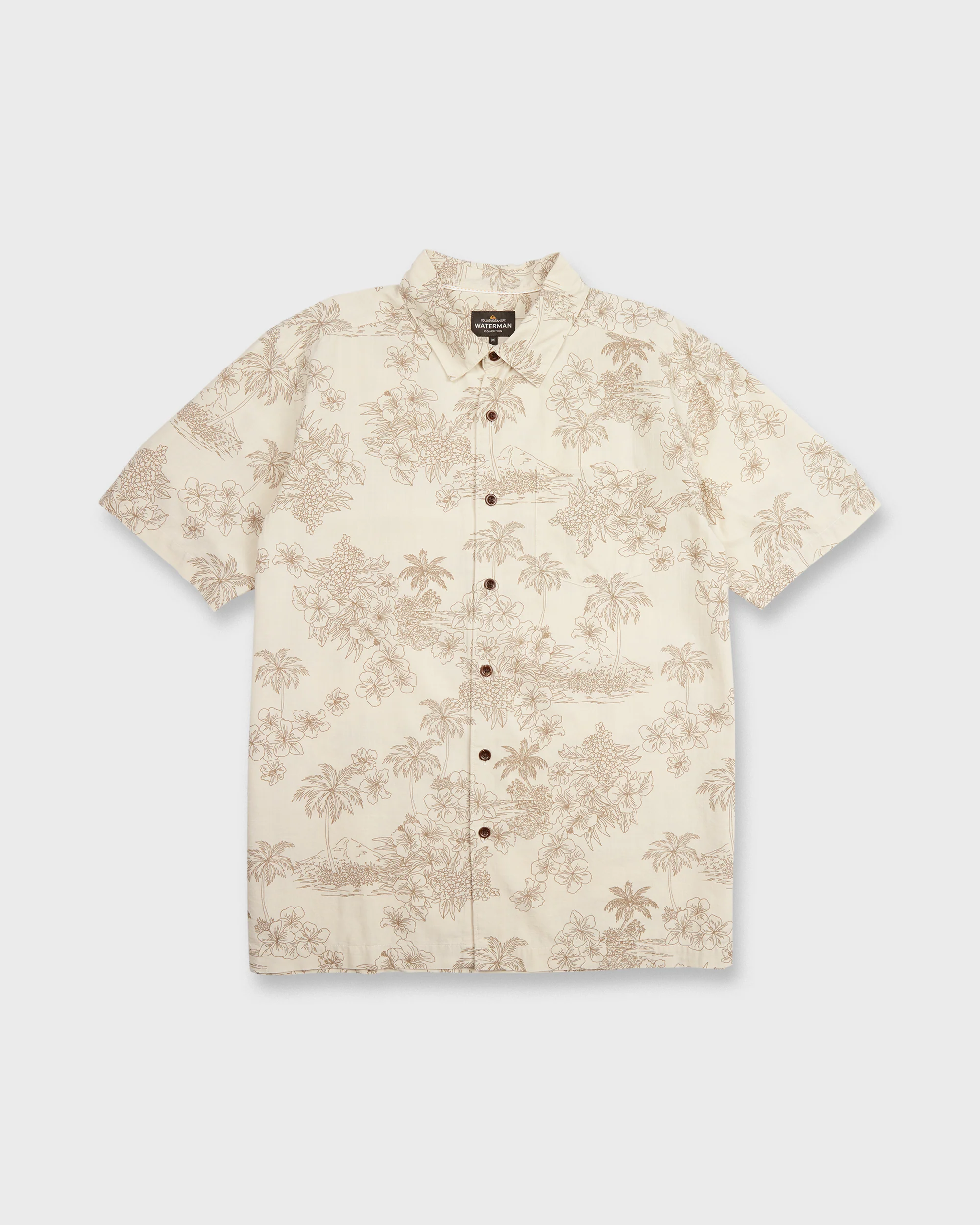 Waterman Island Vibes Short Sleeve Woven Shirt - Moonbeam 6 Waterman Island Vibes Short Sleeve Woven Shirt - Moonbeam