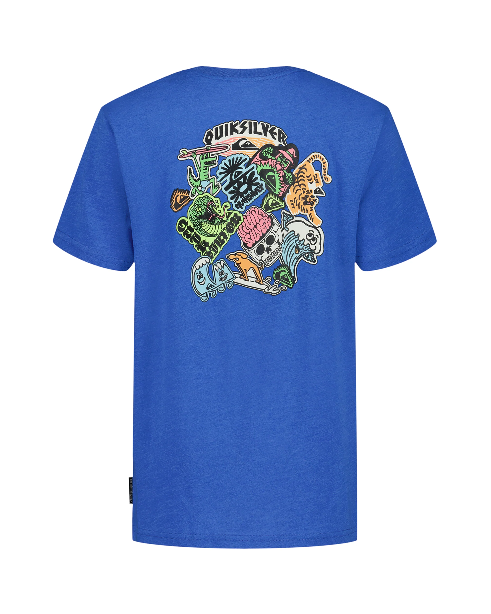 Little Boys Sticker Short Sleeve T-Shirt 2 Little Boys Sticker Short Sleeve T-Shirt