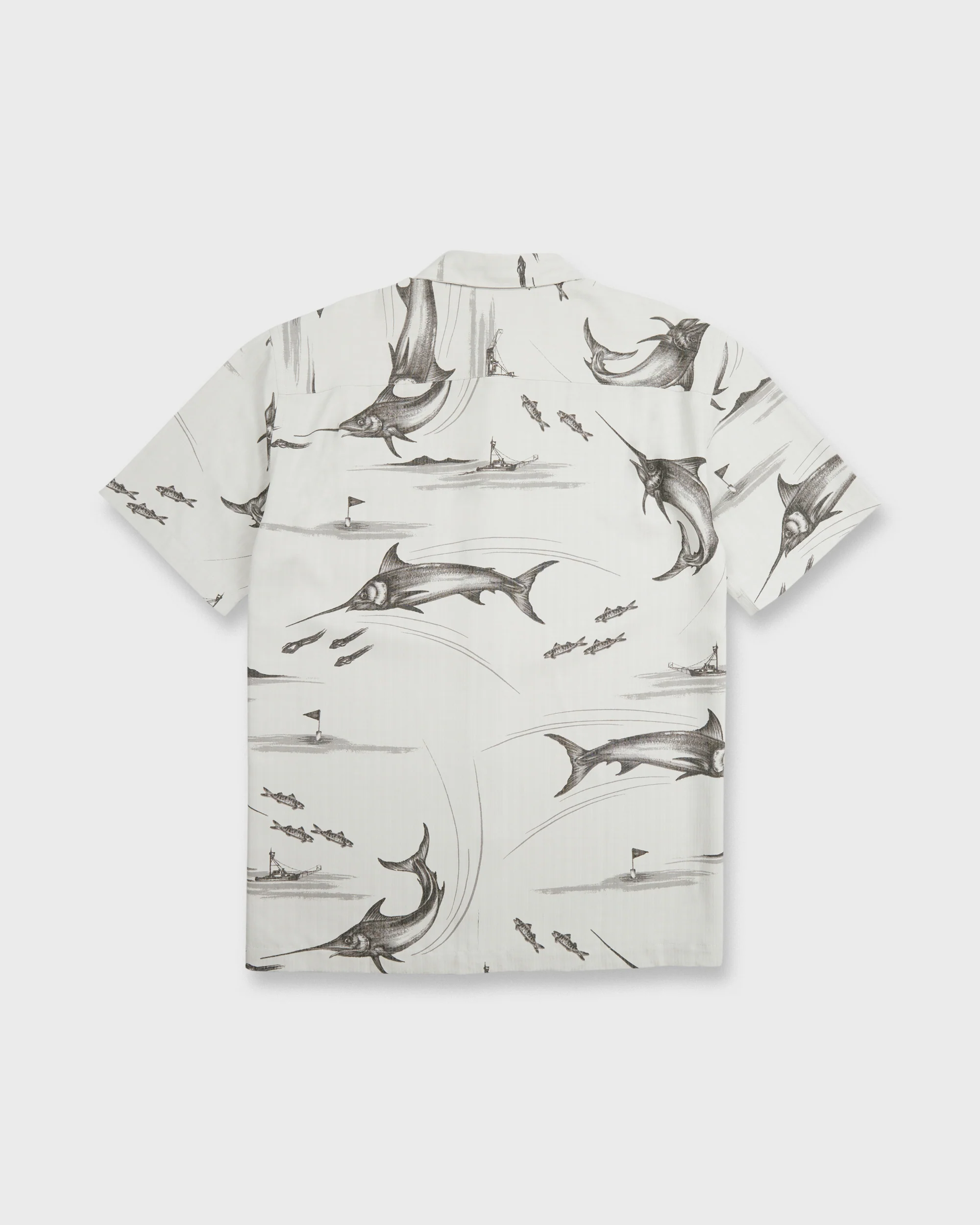 Waterman Fish On Short Sleeve Woven Shirt - High Rise 7 Waterman Fish On Short Sleeve Woven Shirt - High Rise