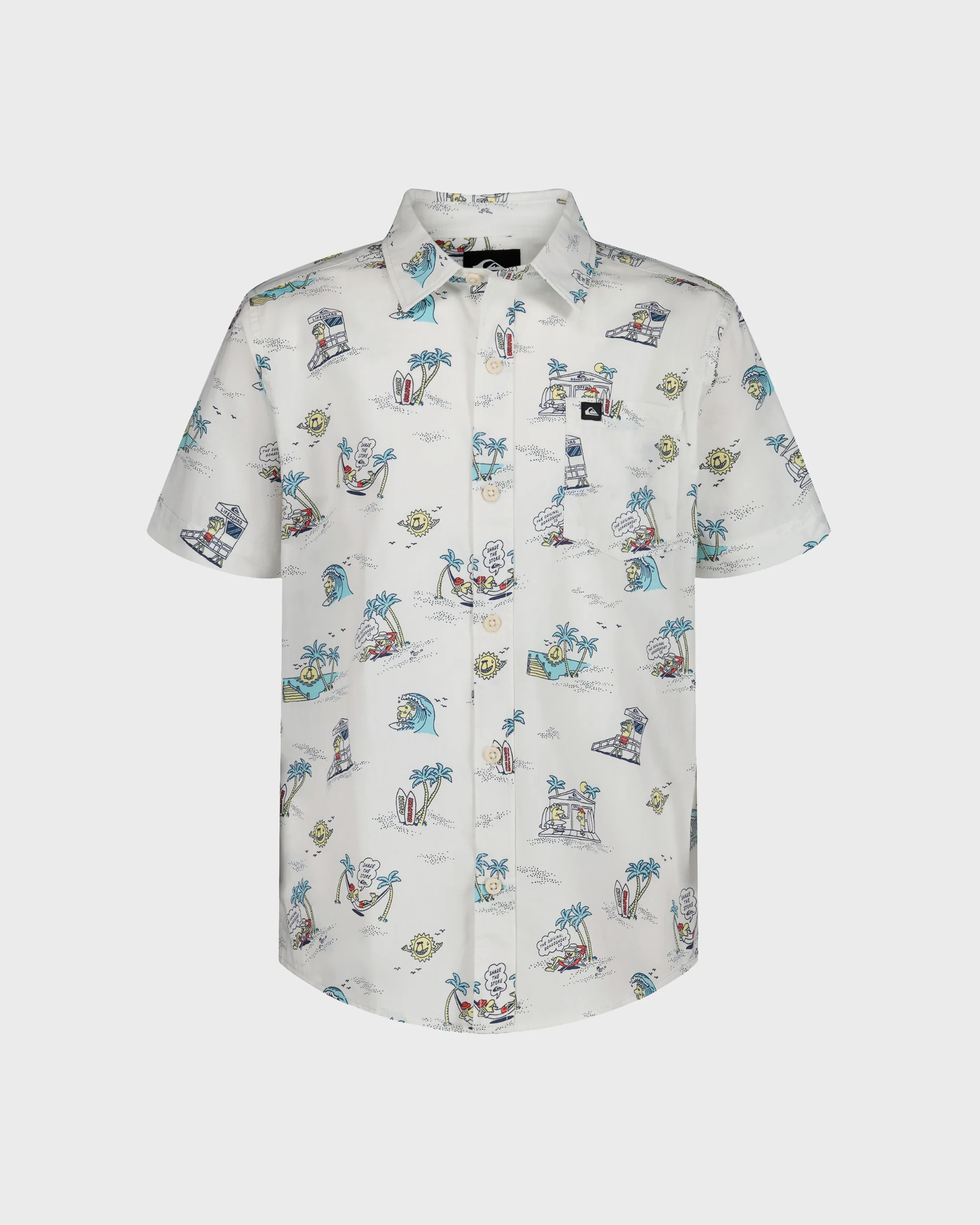 Little Boys Surf Doodle Classic Short Sleeve