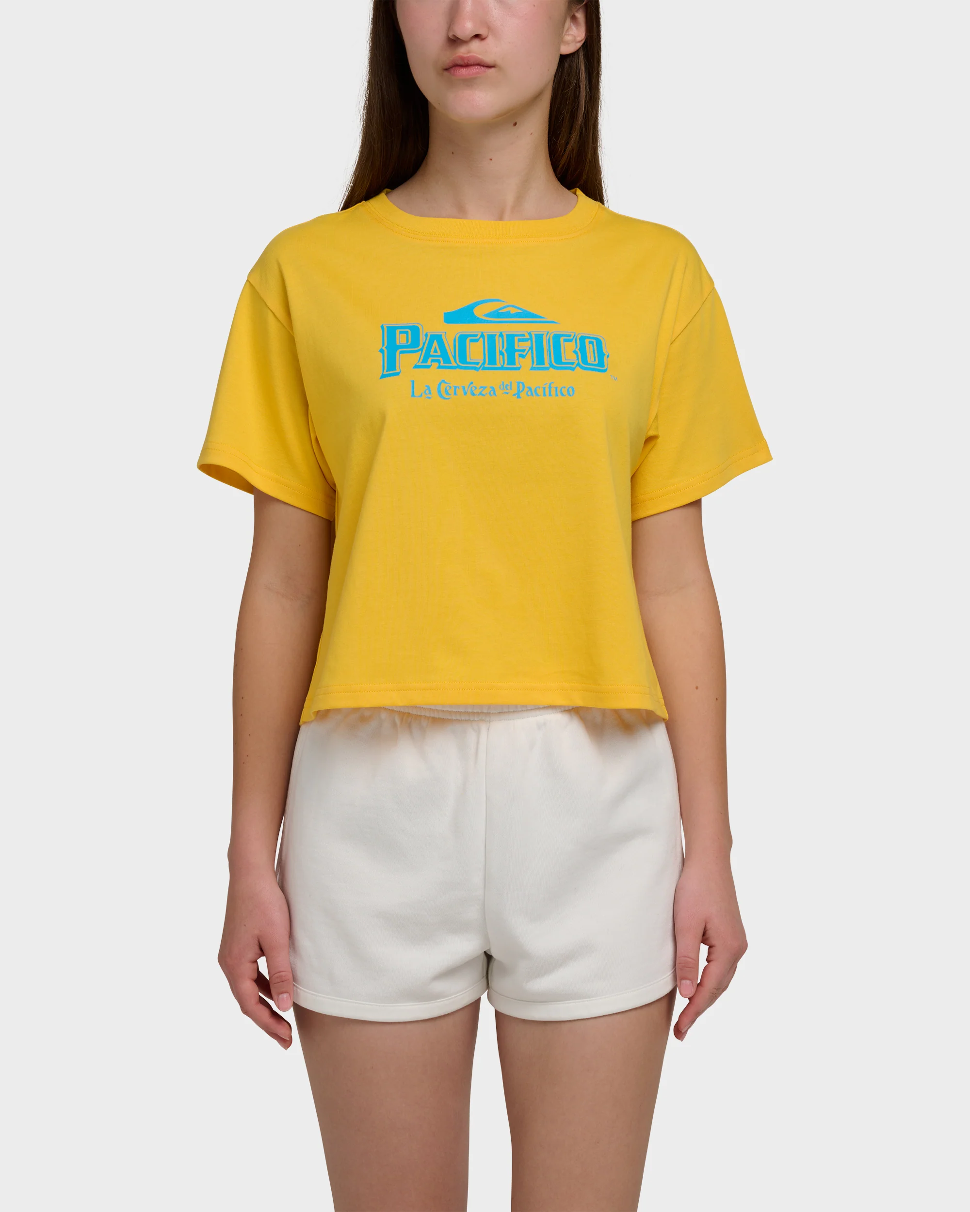 Quiksilver X Pacifico Cropped Boyfriend T-Shirt