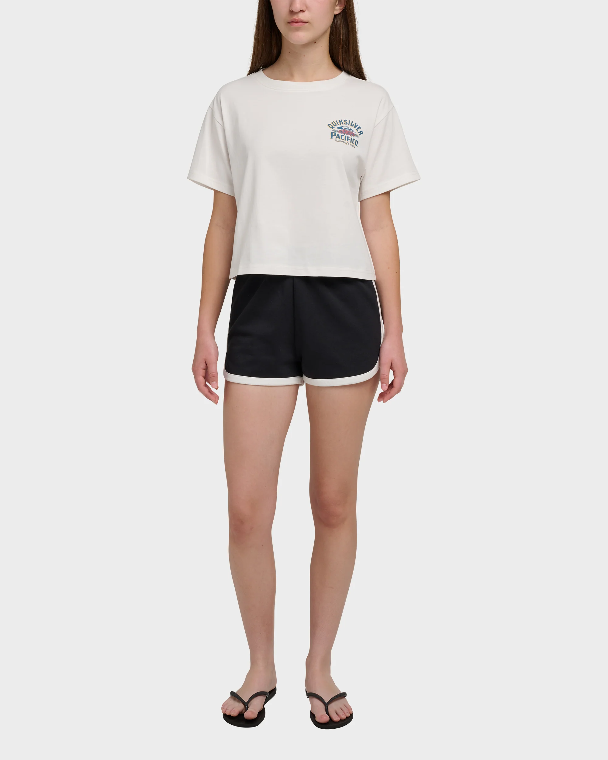 Quiksilver X Pacifico Sign Lock Cropped Boyfriend T-Shirt 4 Quiksilver X Pacifico Sign Lock Cropped Boyfriend T-Shirt