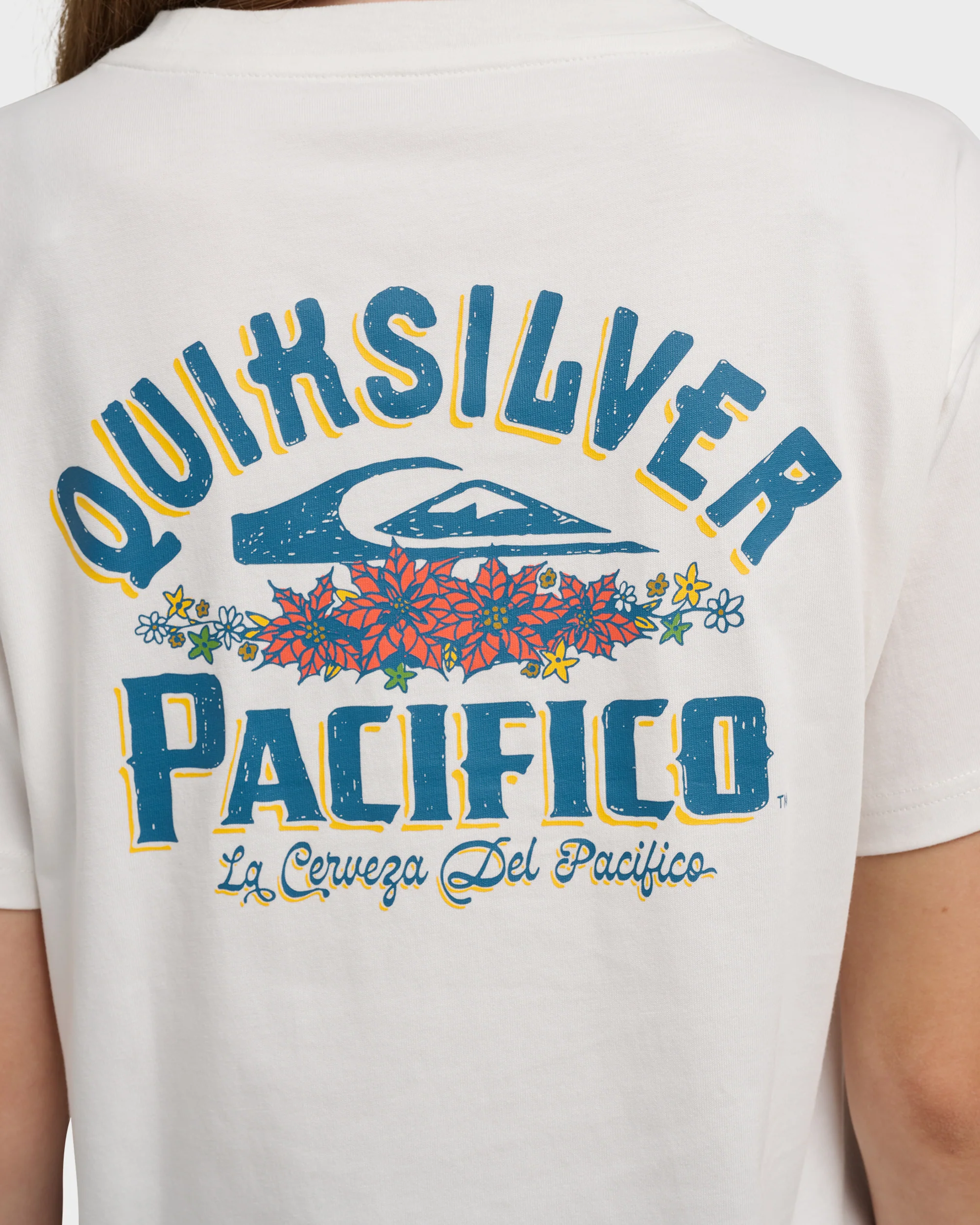 Quiksilver X Pacifico Sign Lock Cropped Boyfriend T-Shirt 6 Quiksilver X Pacifico Sign Lock Cropped Boyfriend T-Shirt