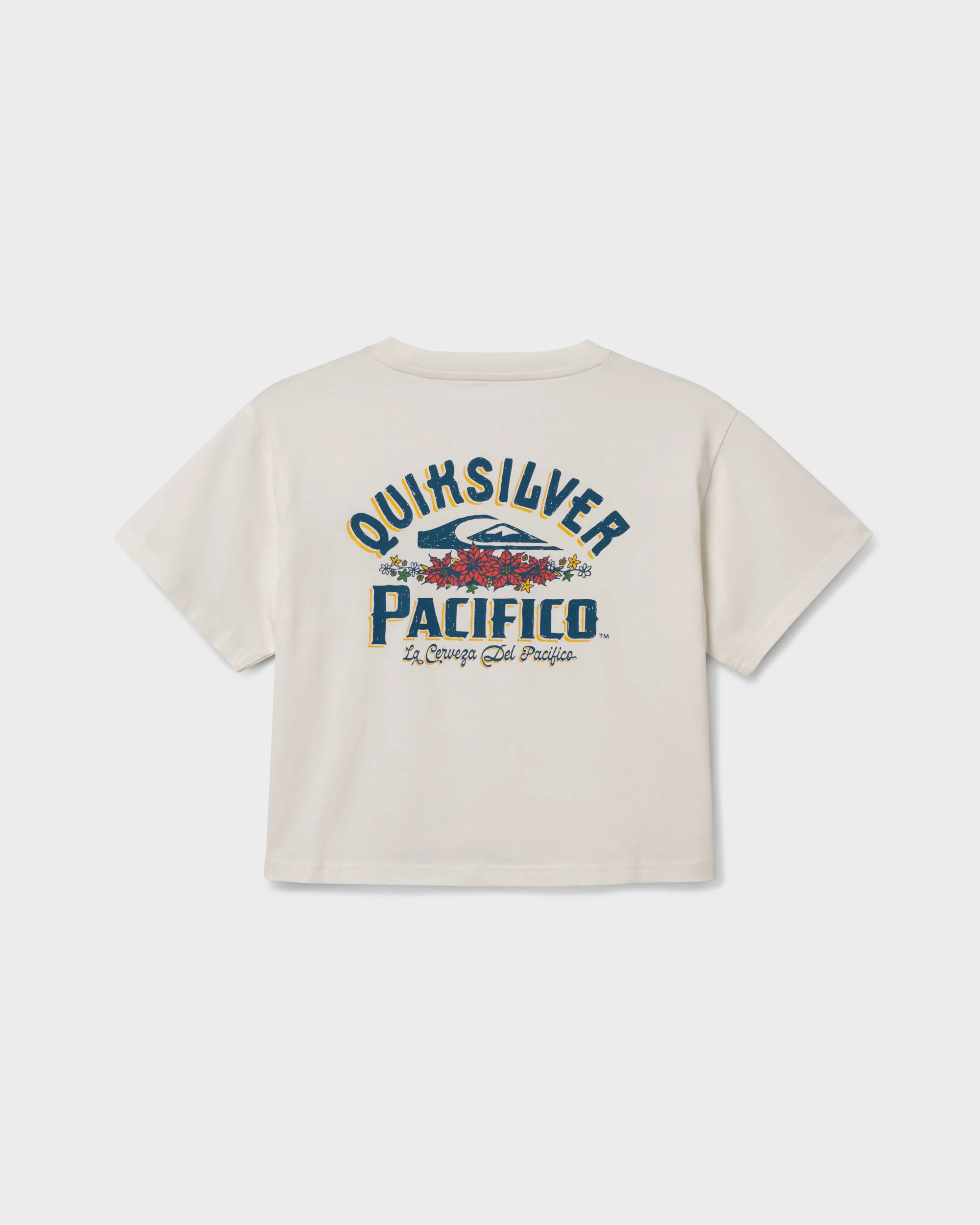 Quiksilver X Pacifico Sign Lock Cropped Boyfriend T-Shirt 8 Quiksilver X Pacifico Sign Lock Cropped Boyfriend T-Shirt