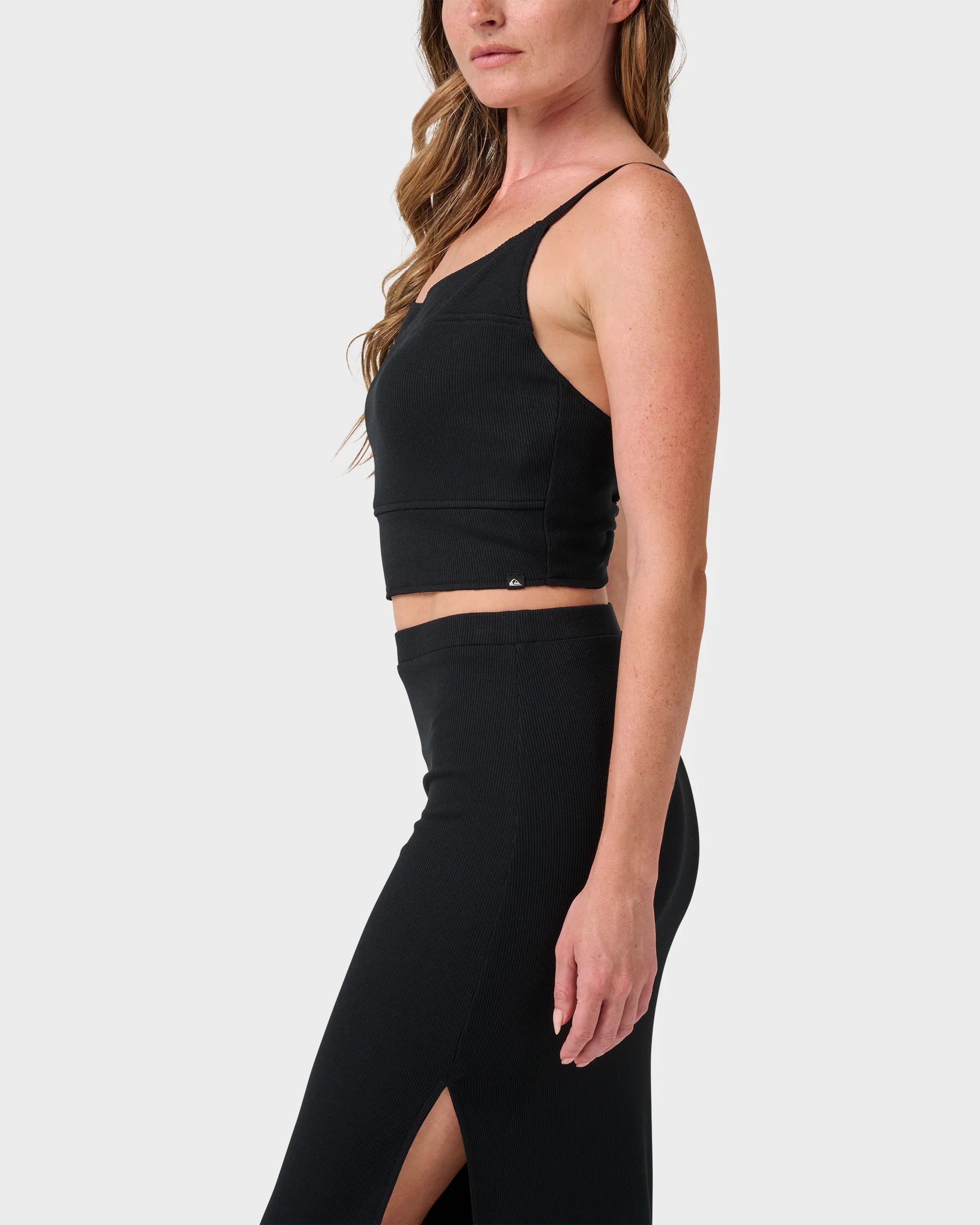 Rhea Solid Cropped Rib Tank 3 Rhea Solid Cropped Rib Tank