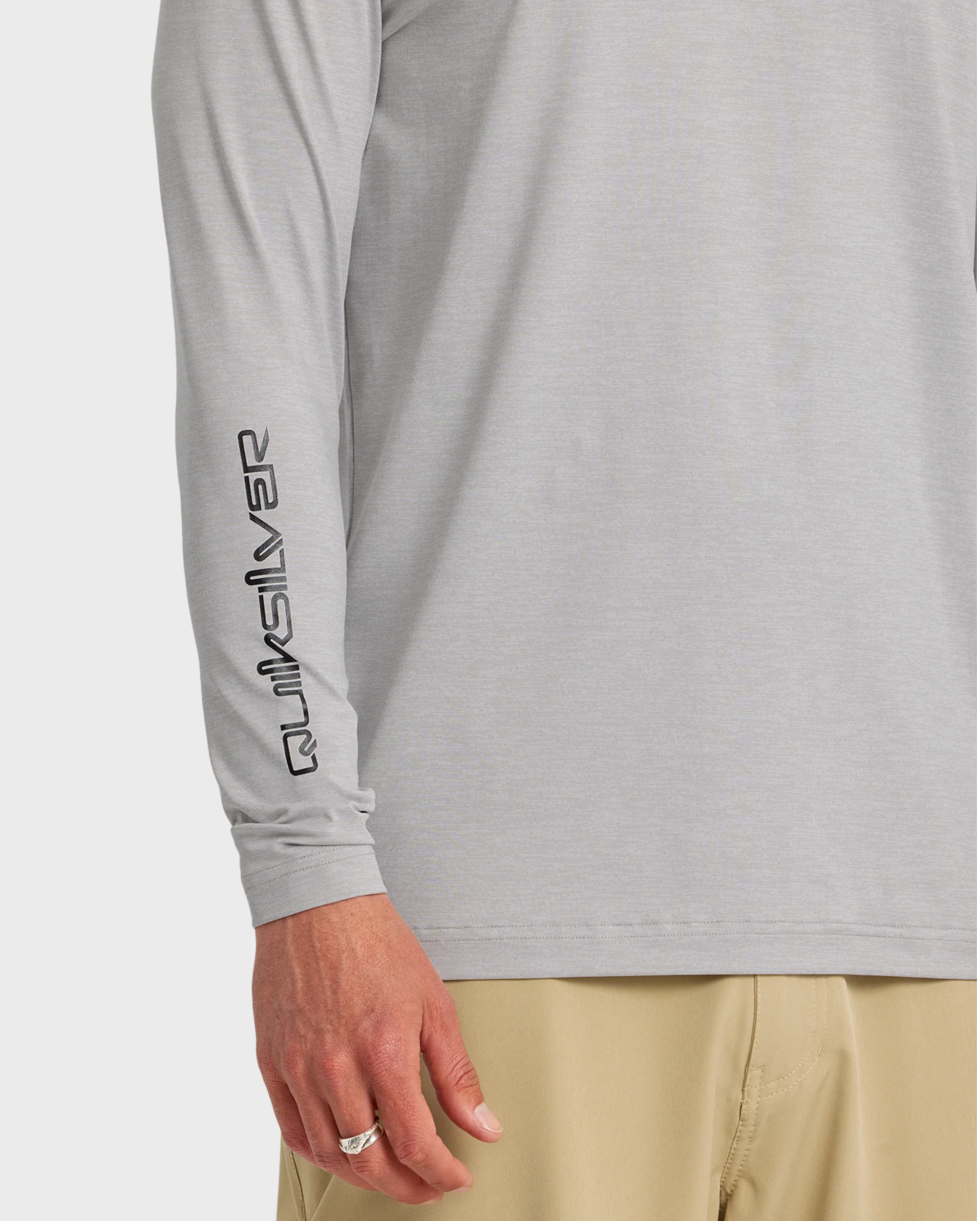 Everyday Long Sleeve Surf Tee - Light Grey Hth 6 Everyday Long Sleeve Surf Tee - Light Grey Hth