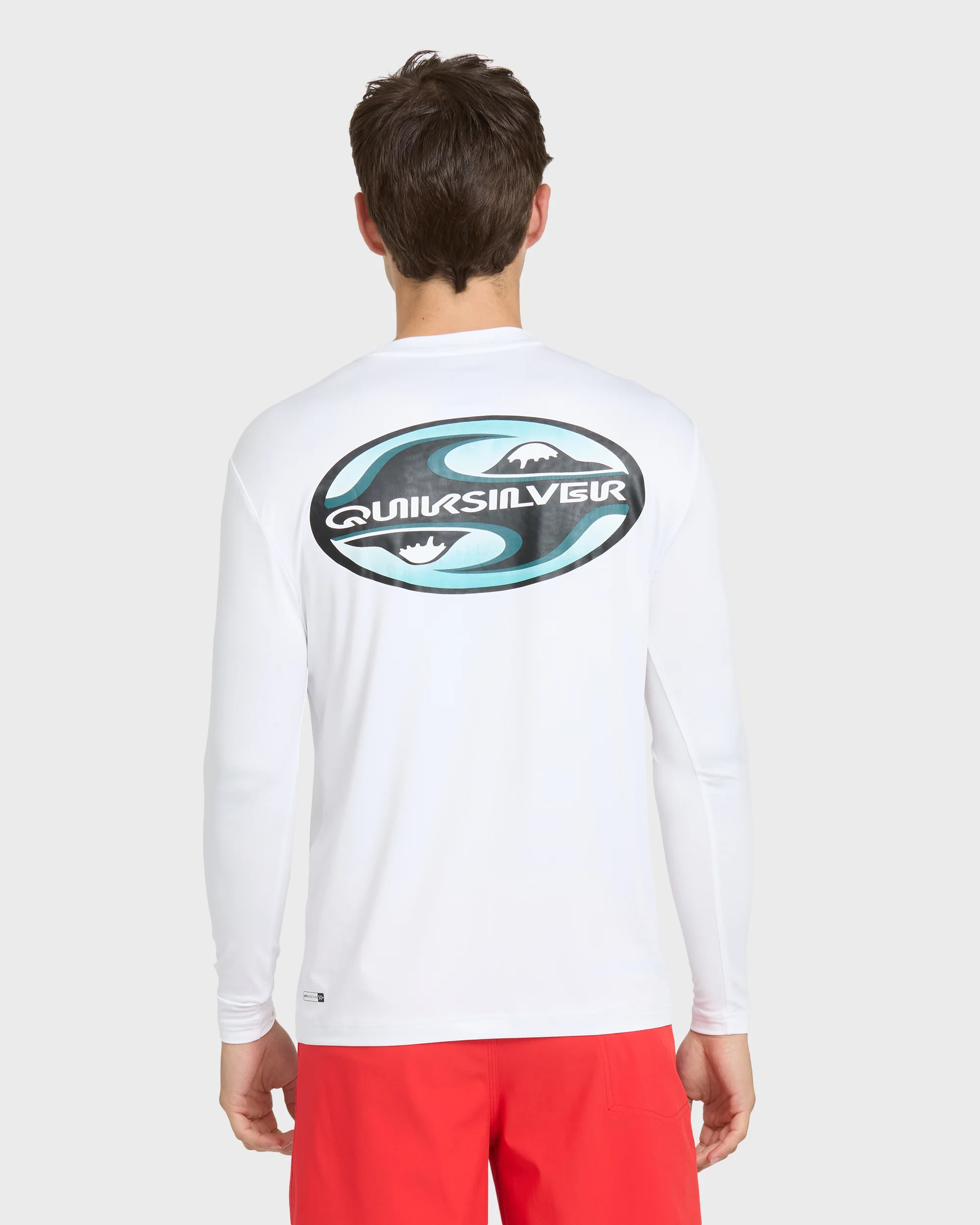 All Day Graphic 50 UPF Long Sleeve Surf Tee - White 2 All Day Graphic 50 UPF Long Sleeve Surf Tee - White