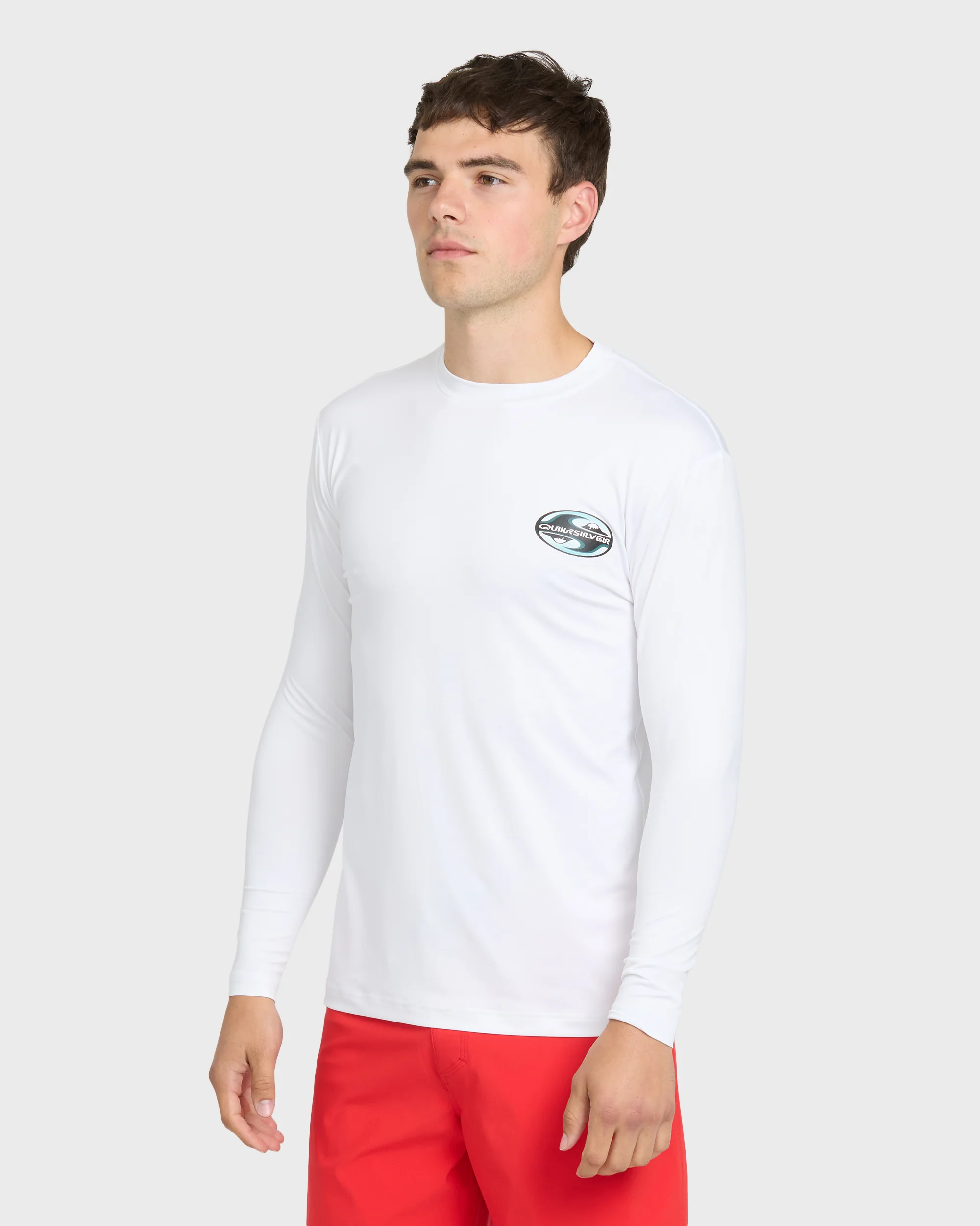 All Day Graphic 50 UPF Long Sleeve Surf Tee - White 3 All Day Graphic 50 UPF Long Sleeve Surf Tee - White