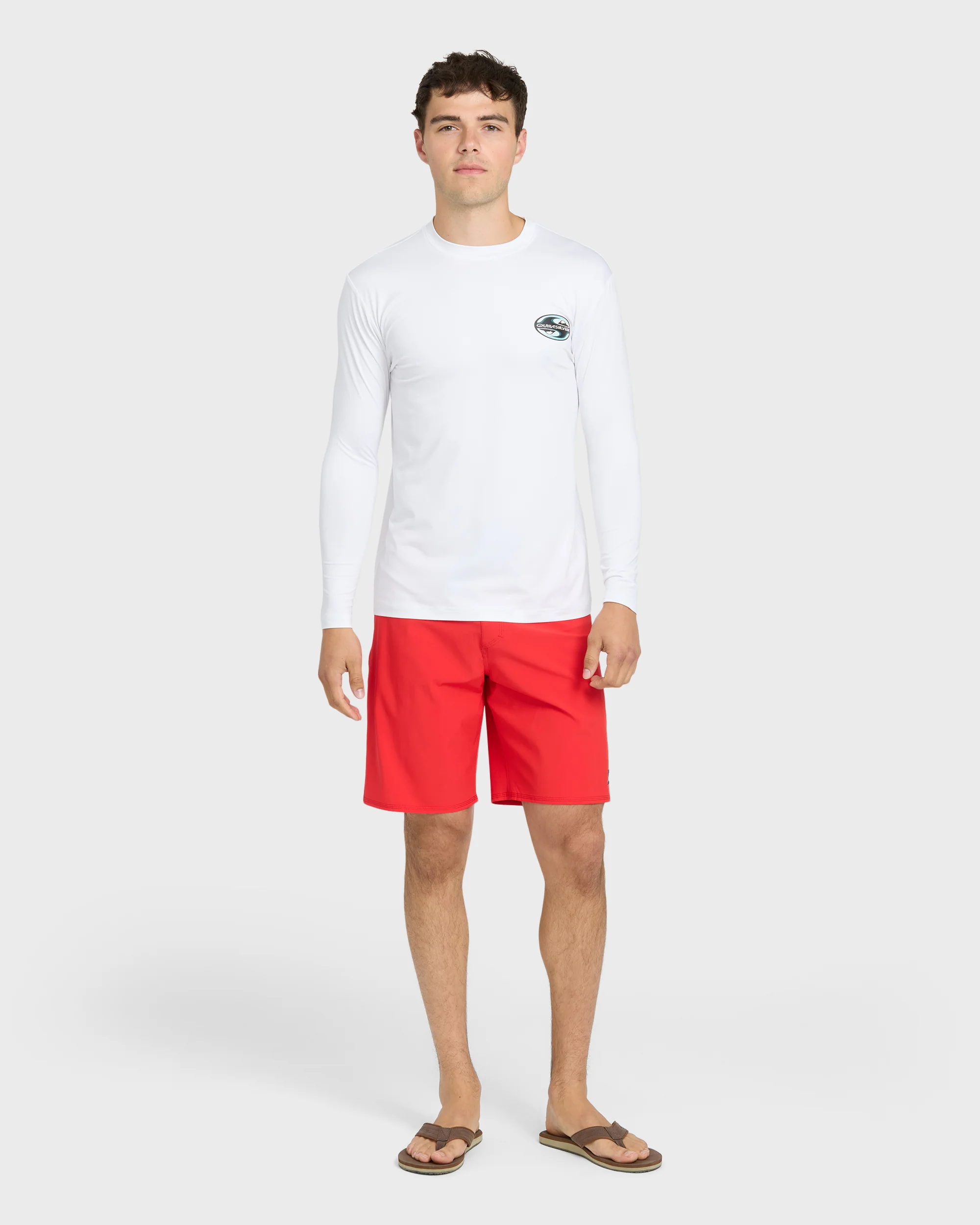 All Day Graphic 50 UPF Long Sleeve Surf Tee - White 4 All Day Graphic 50 UPF Long Sleeve Surf Tee - White