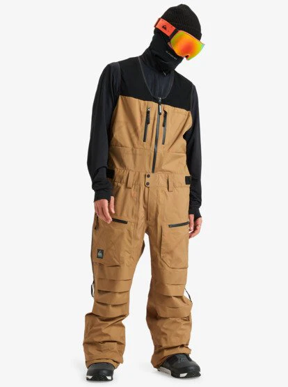 Travis Rice Gore-Tex Pro Bib Snow Pants - Bone Brown 3 Travis Rice Gore-Tex Pro Bib Snow Pants - Bone Brown