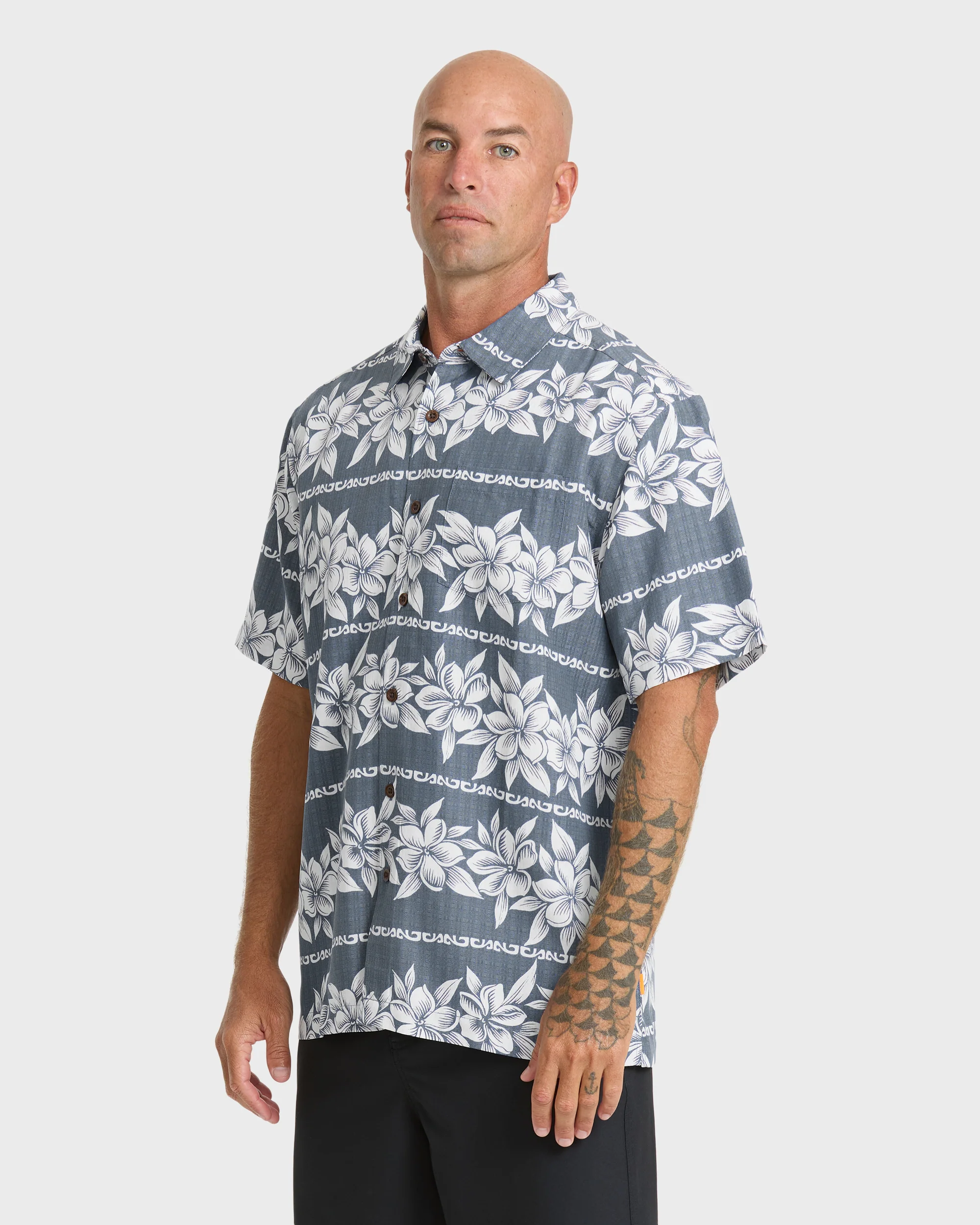 Waterman Horizons Short Sleeve Woven Shirt - Dark Denim 4 Waterman Horizons Short Sleeve Woven Shirt - Dark Denim