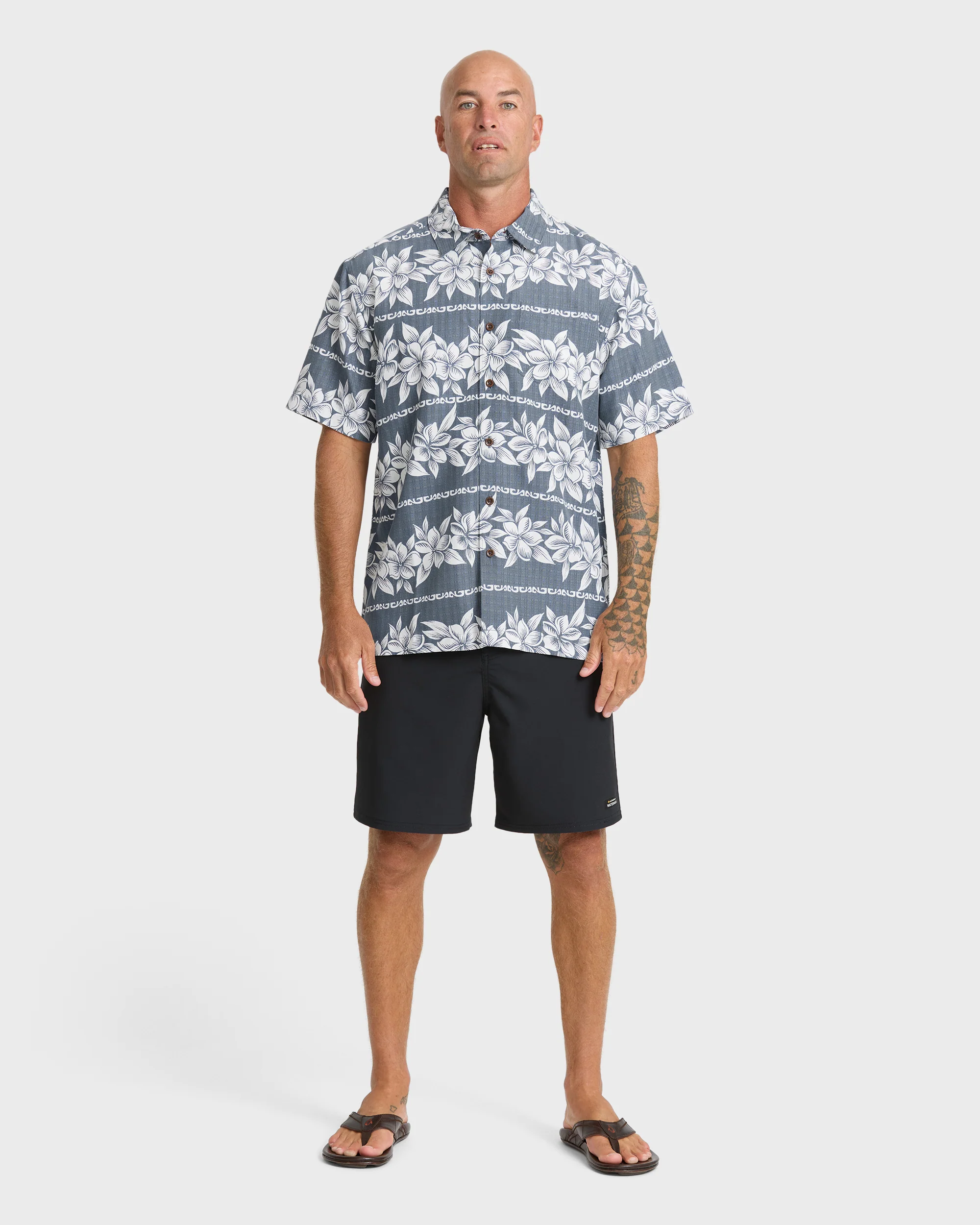 Waterman Horizons Short Sleeve Woven Shirt - Dark Denim 5 Waterman Horizons Short Sleeve Woven Shirt - Dark Denim