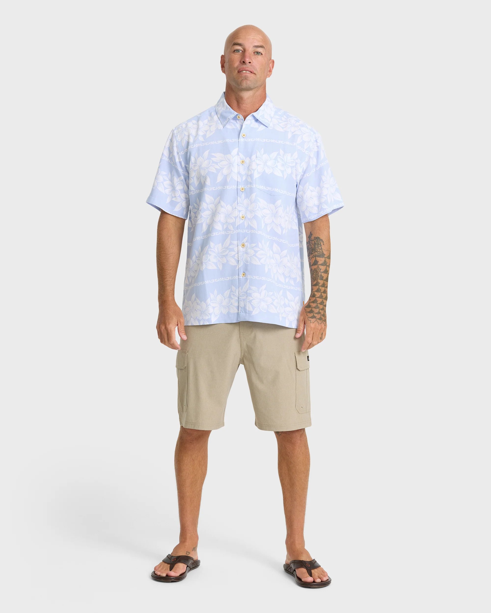 Waterman Horizons Short Sleeve Woven Shirt - Skyway 5 Waterman Horizons Short Sleeve Woven Shirt - Skyway