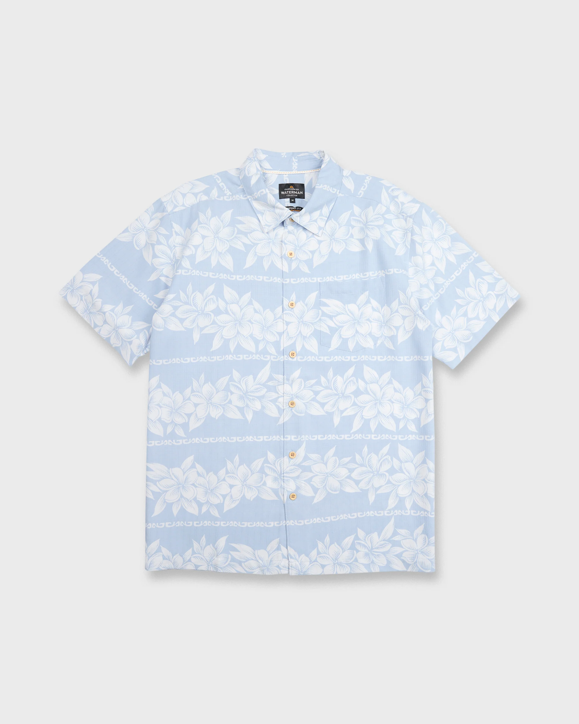 Waterman Horizons Short Sleeve Woven Shirt - Skyway 6 Waterman Horizons Short Sleeve Woven Shirt - Skyway