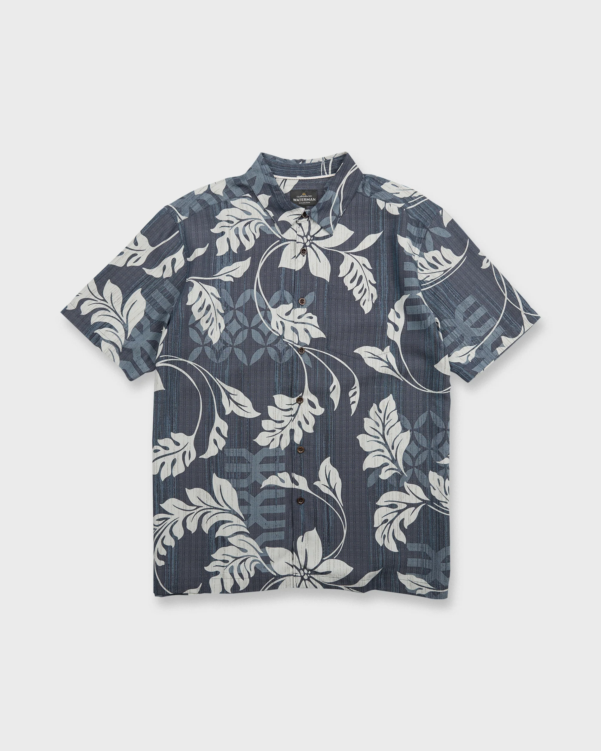 Waterman Tropic Bloom Short Sleeve Woven Shirt - Dark Denim 6 Waterman Tropic Bloom Short Sleeve Woven Shirt - Dark Denim